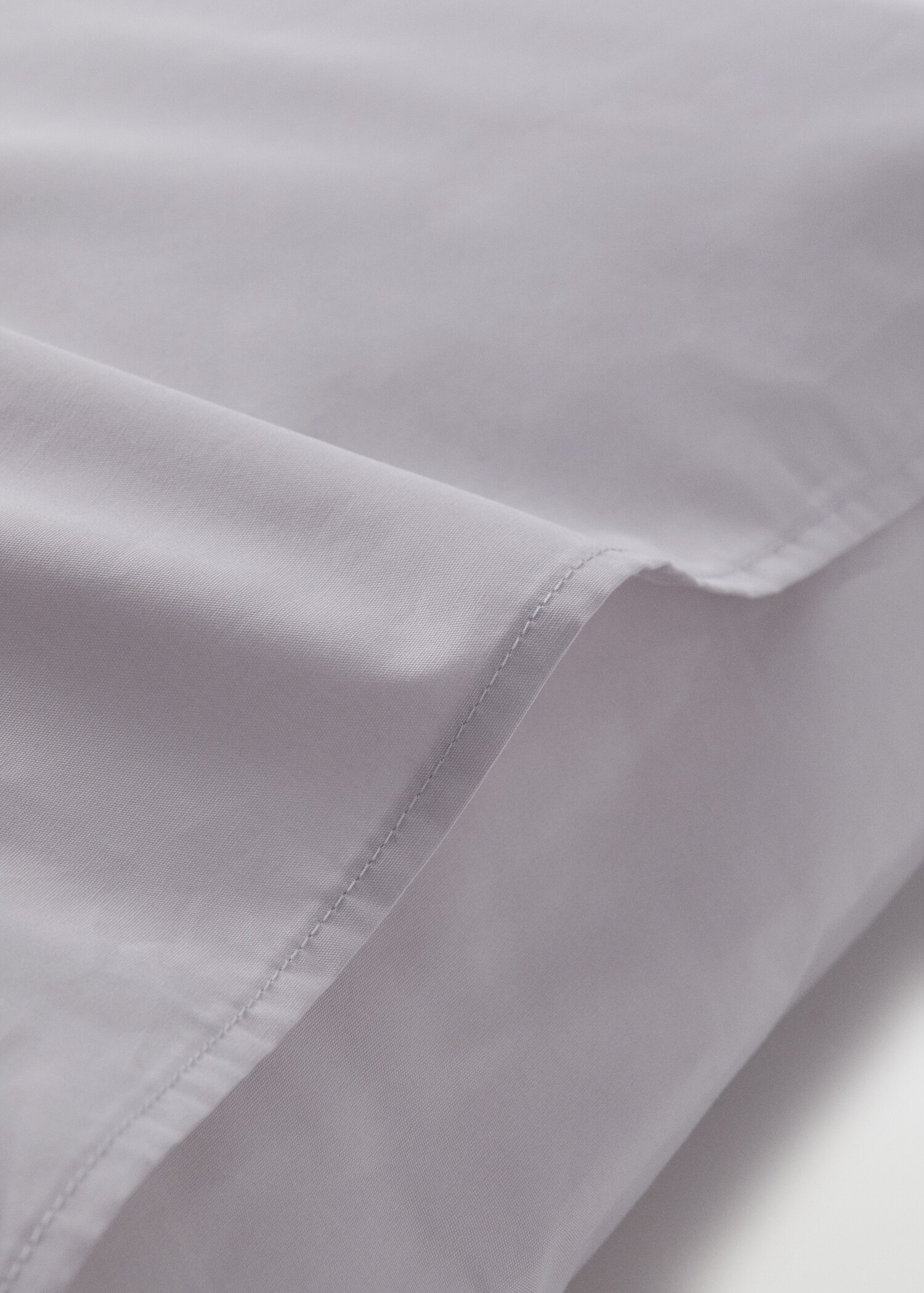 Percale cotton pillowcase (500 threads) 80x80cm - Details of the article 2