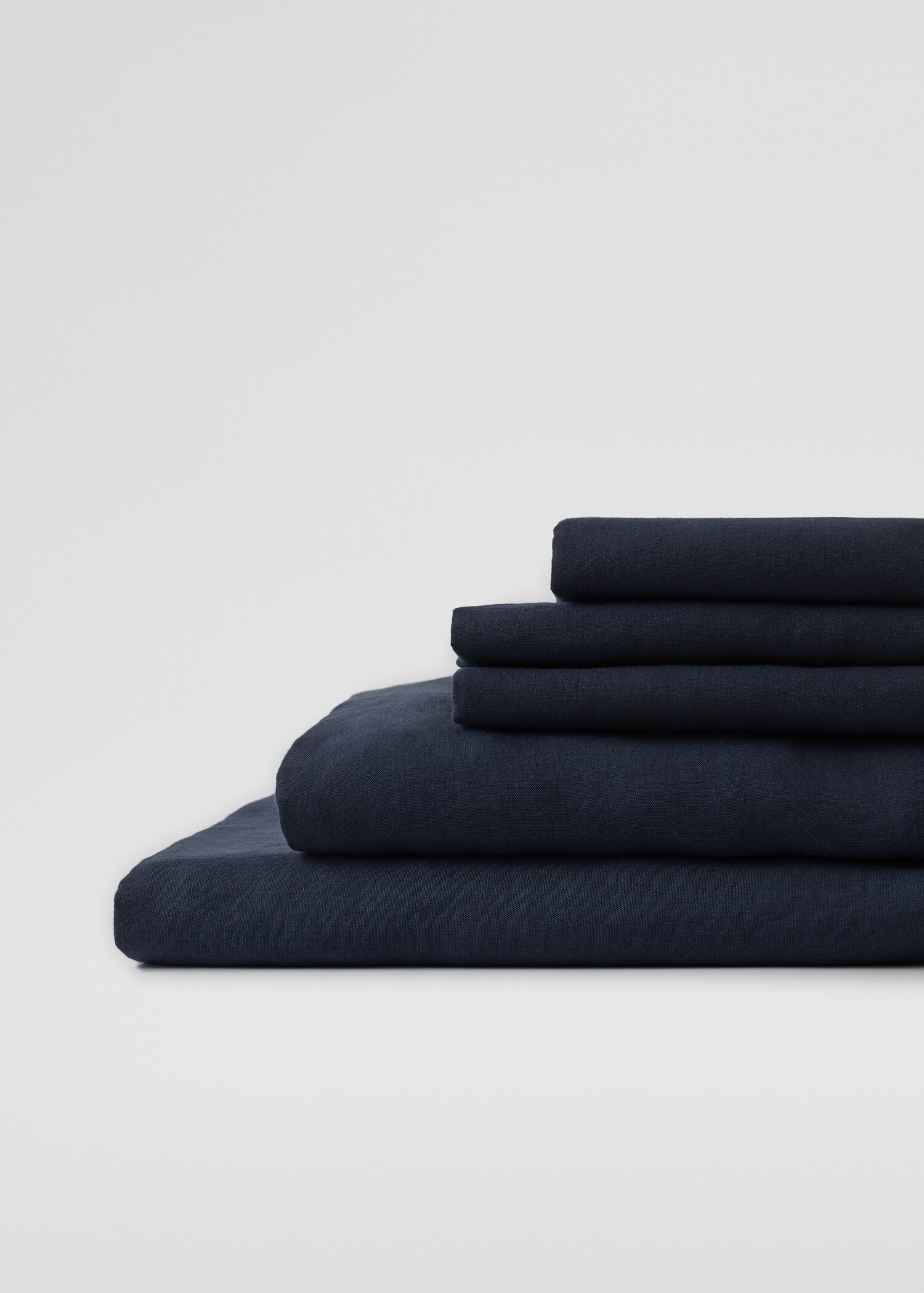 100% linen fitted sheet 90x200x30cm - Details of the article 2