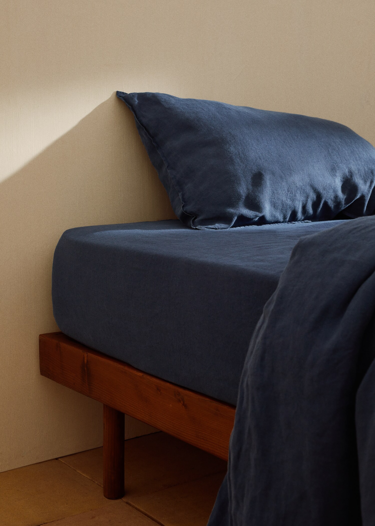 100% linen fitted sheet 90x200x30cm - Details of the article 8