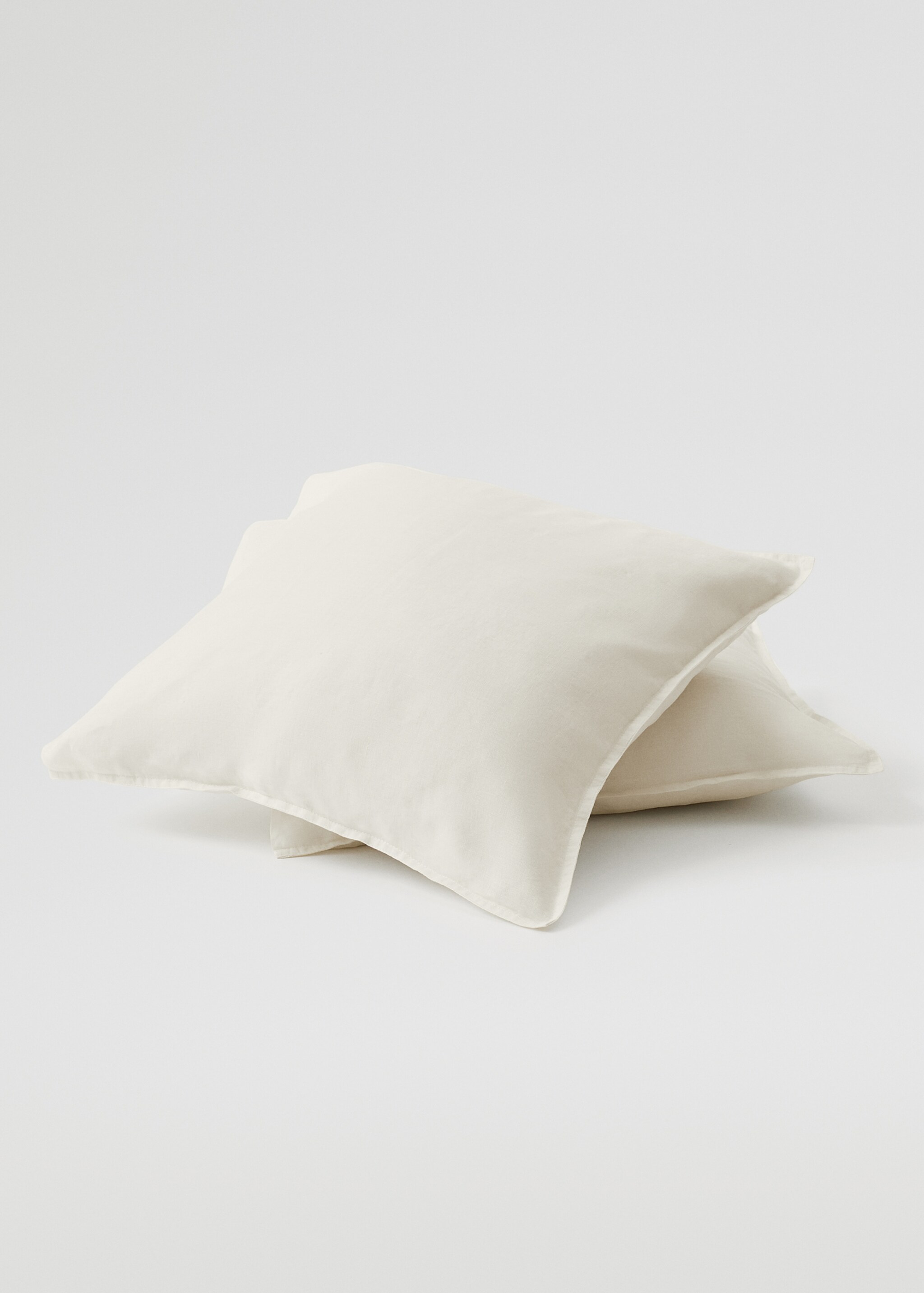 Zestaw poszewek z 100% lnu 60 x 60 cm - Plan średni