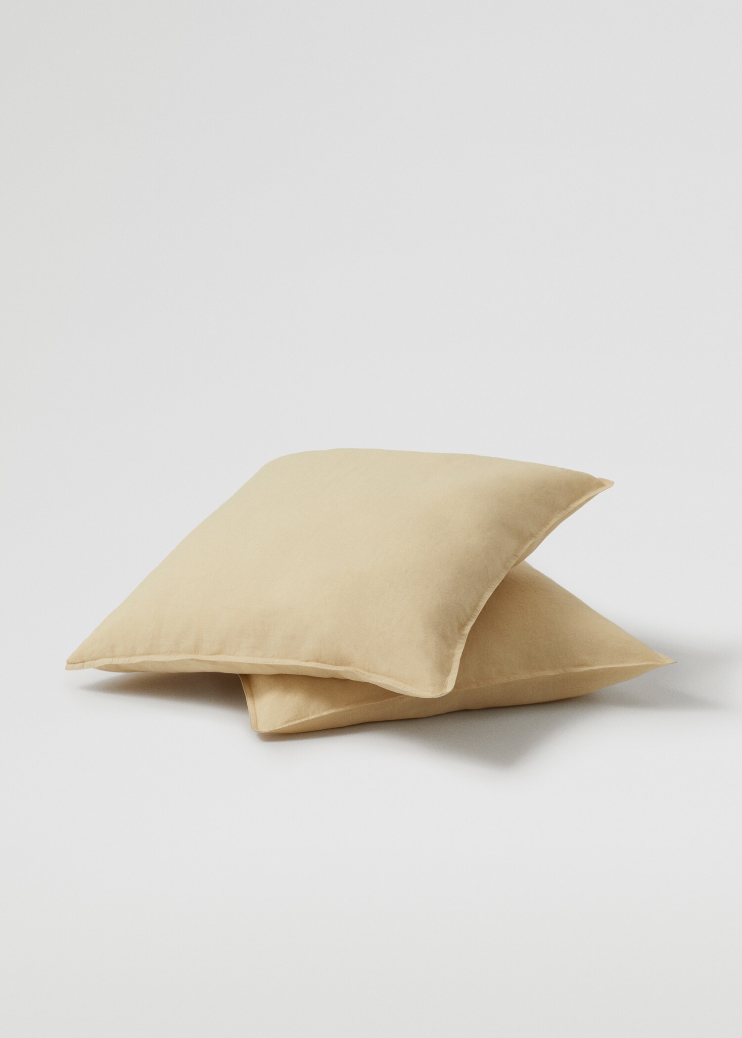 100% linen cushion case set 60X60cm - Medium plane