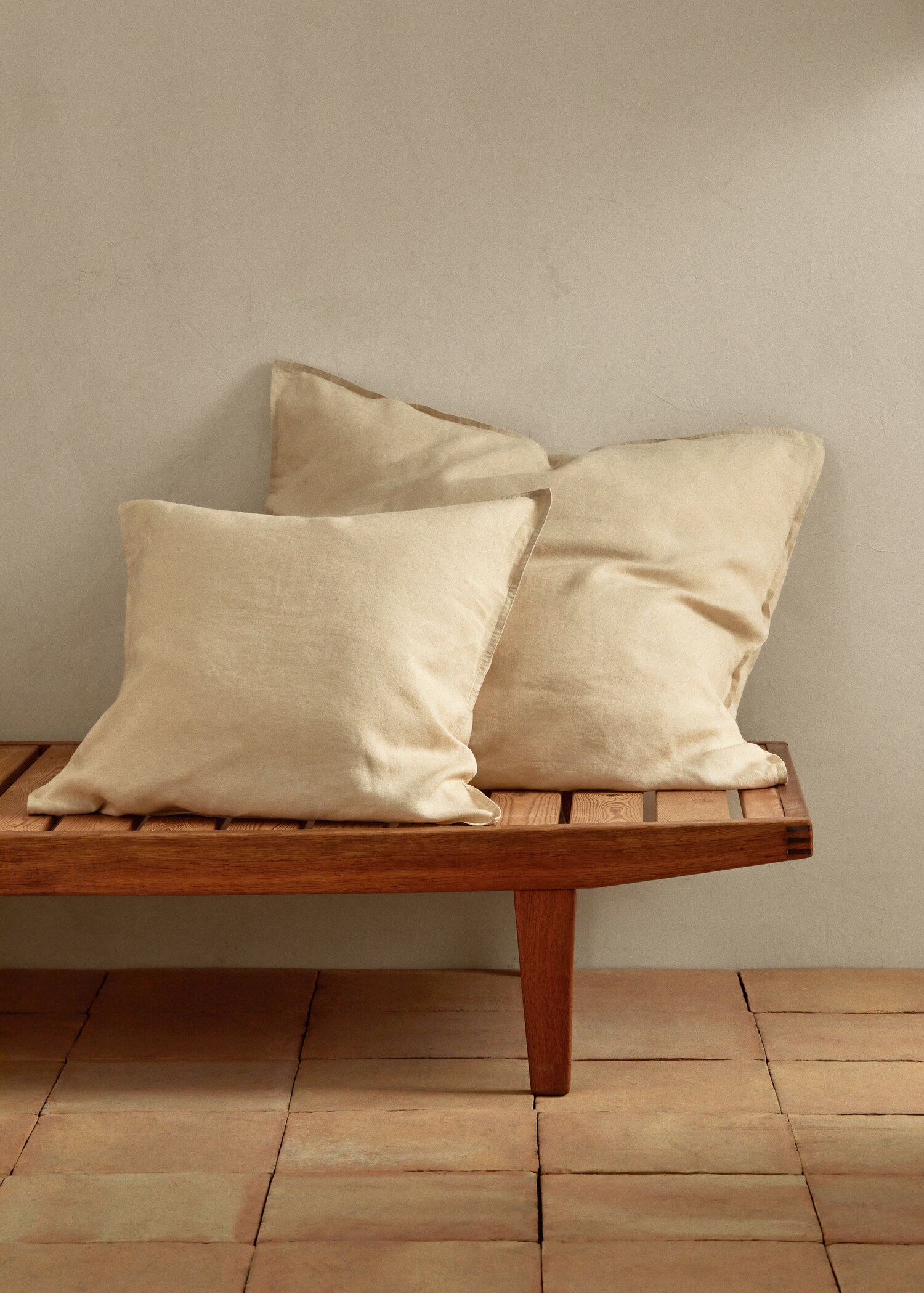 100% linen cushion case set 60X60cm - Details of the article 8