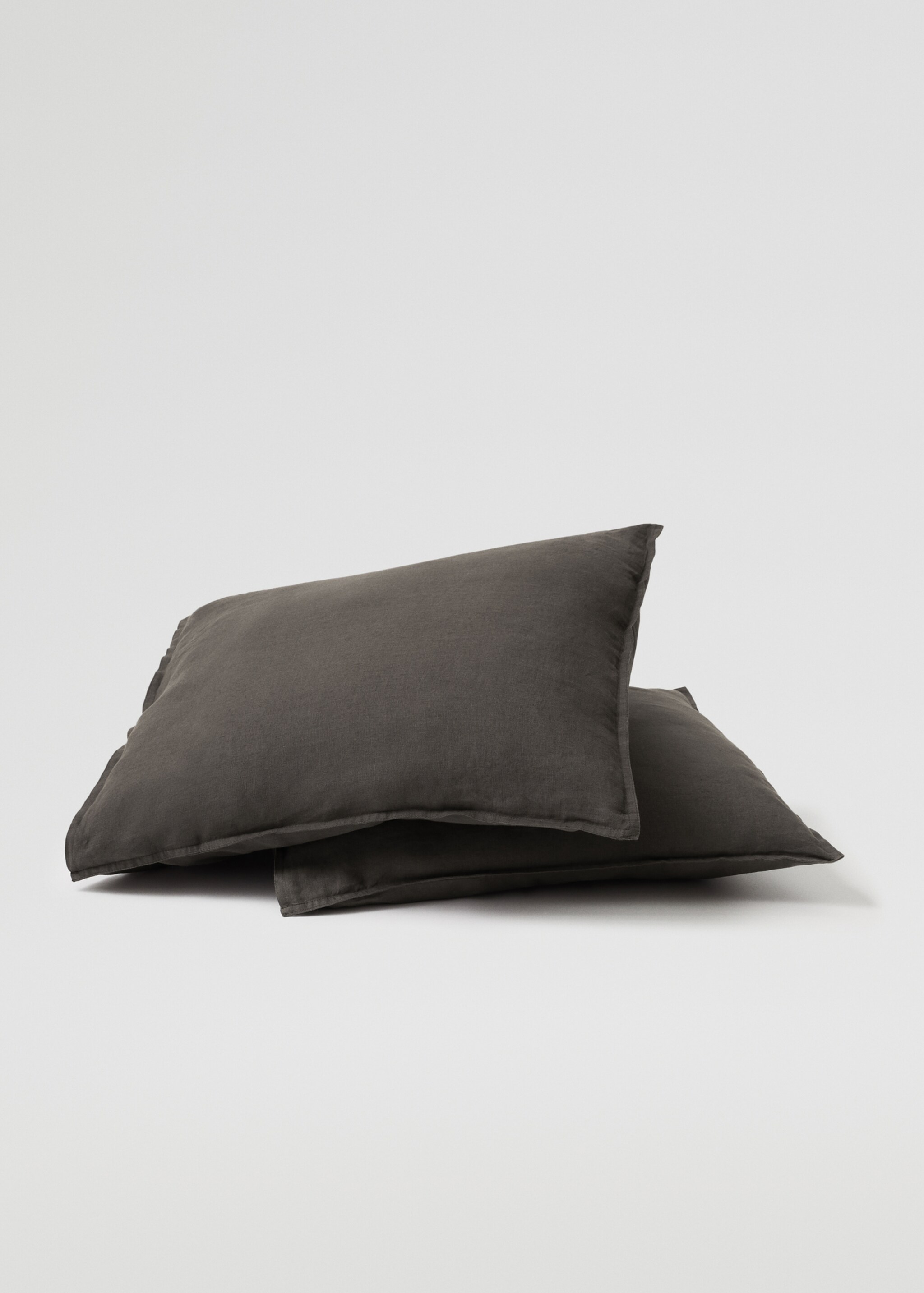100% linen cushion case set 60X60cm - Medium plane