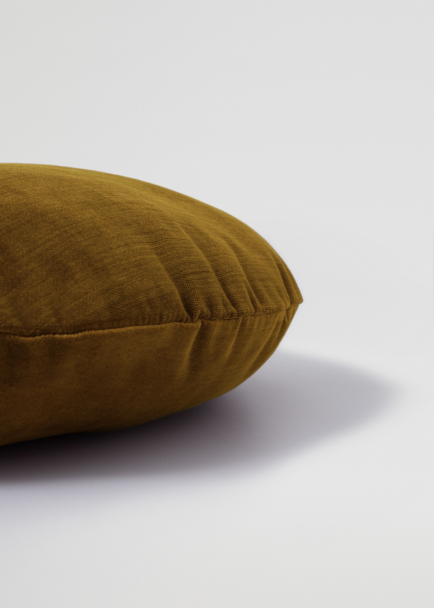 Round velvet cushion cover 40x40cm - Details of the article 4