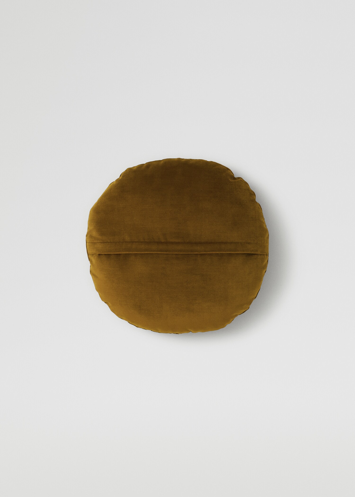 Round velvet cushion cover 40x40cm - Reverse of the article