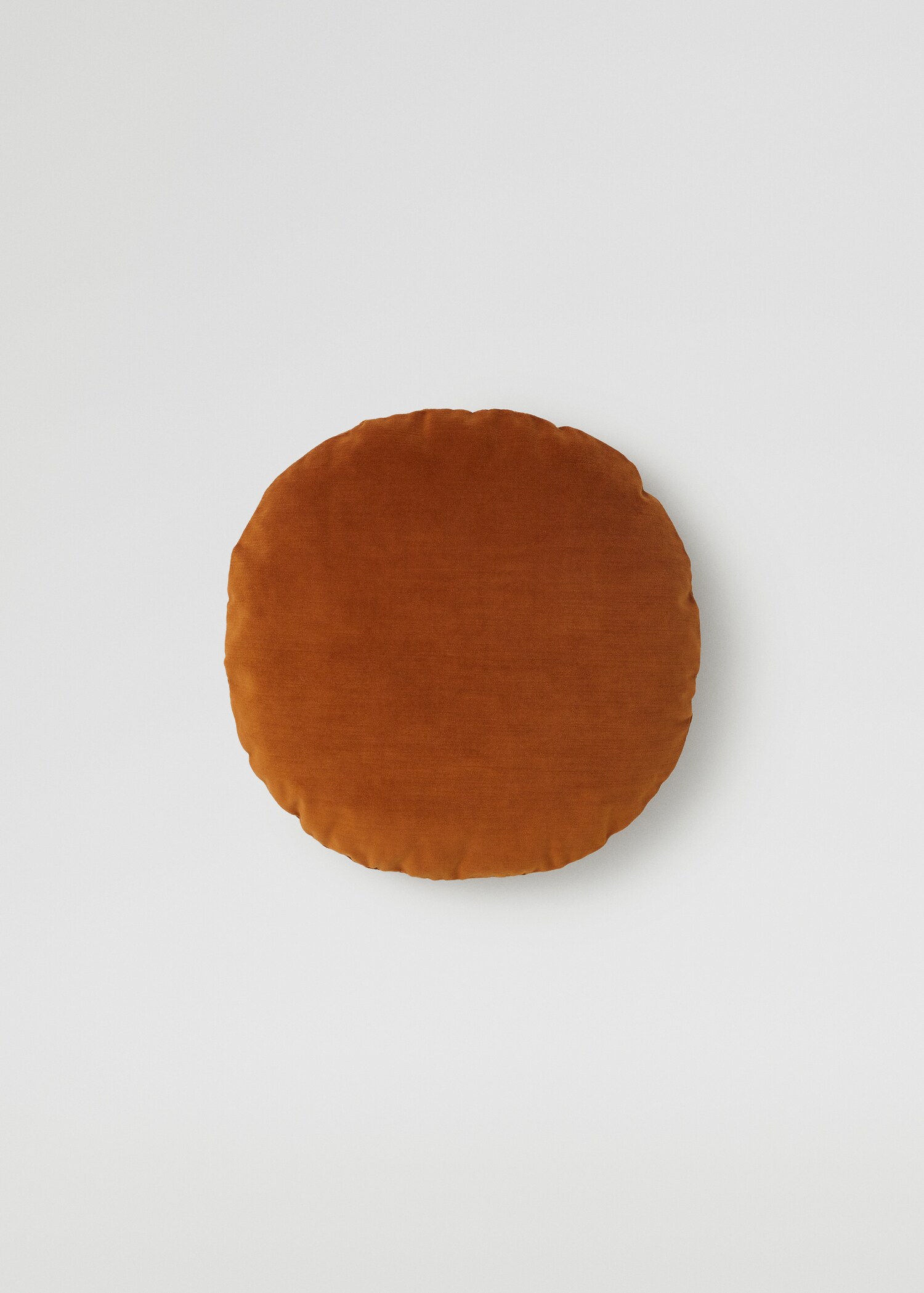 Round velvet cushion cover 40x40cm - Article without model