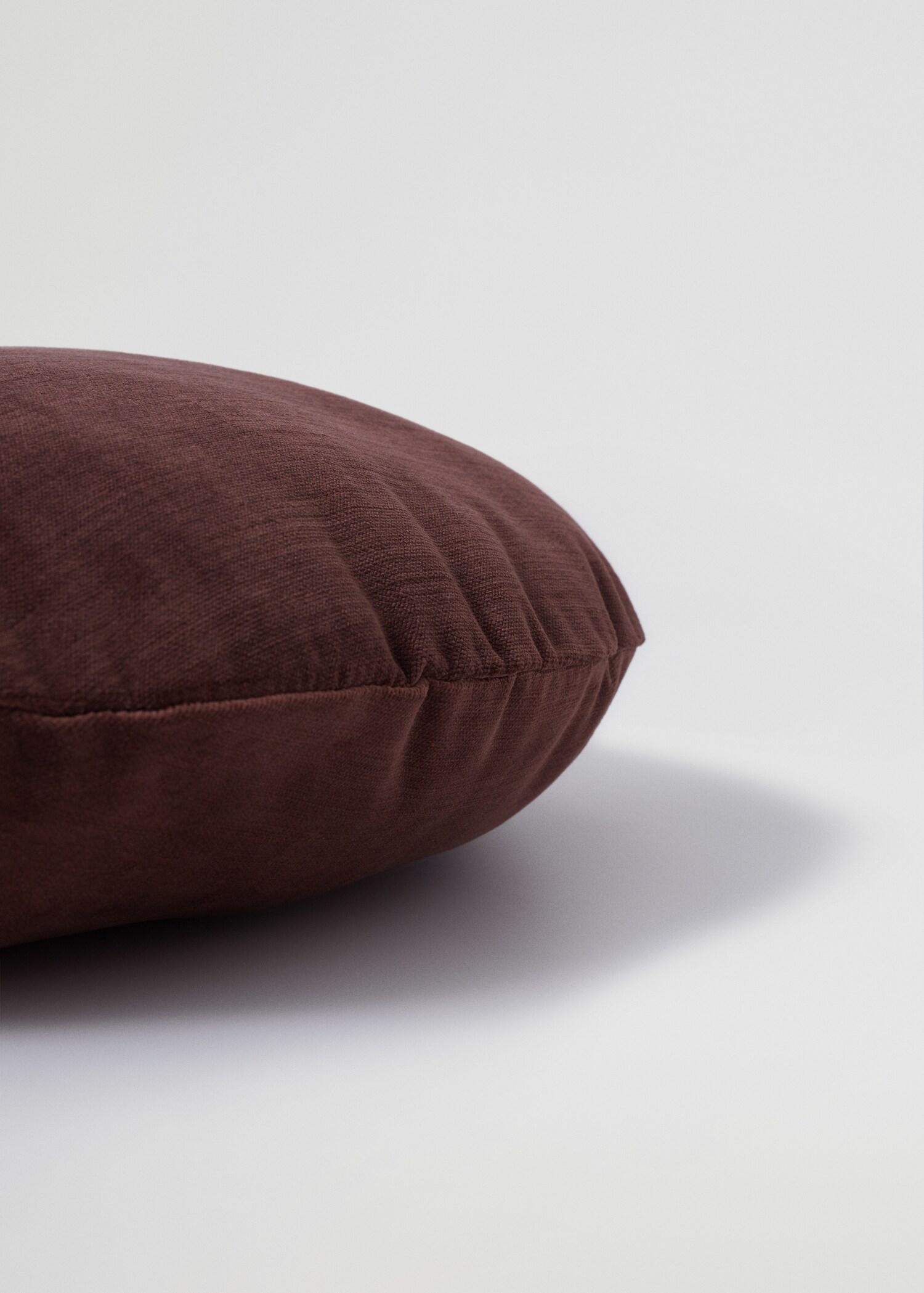 Round velvet cushion cover 40x40cm - Details of the article 4
