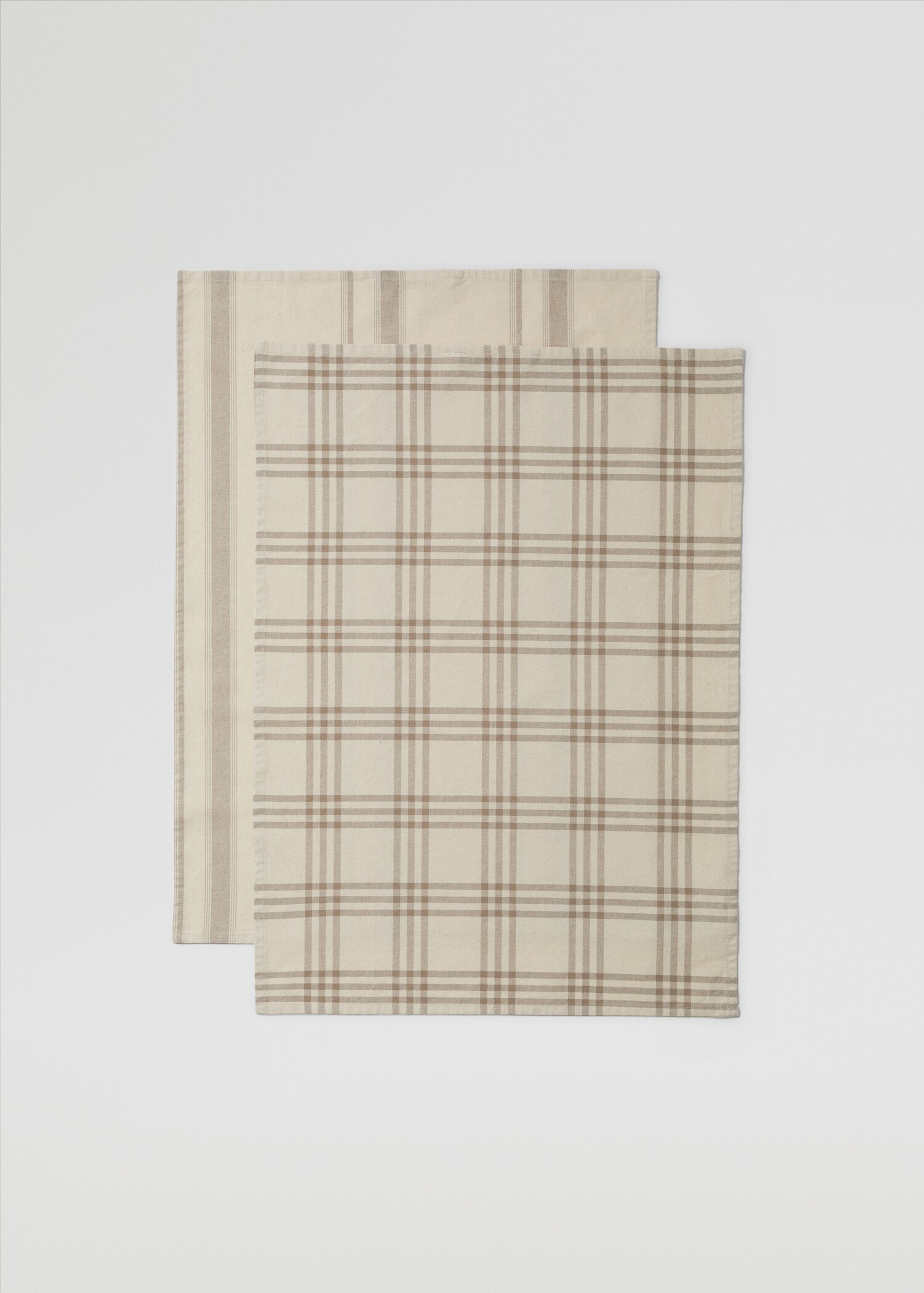Torchon 100 % coton bio (lot de 2) - Plan moyen