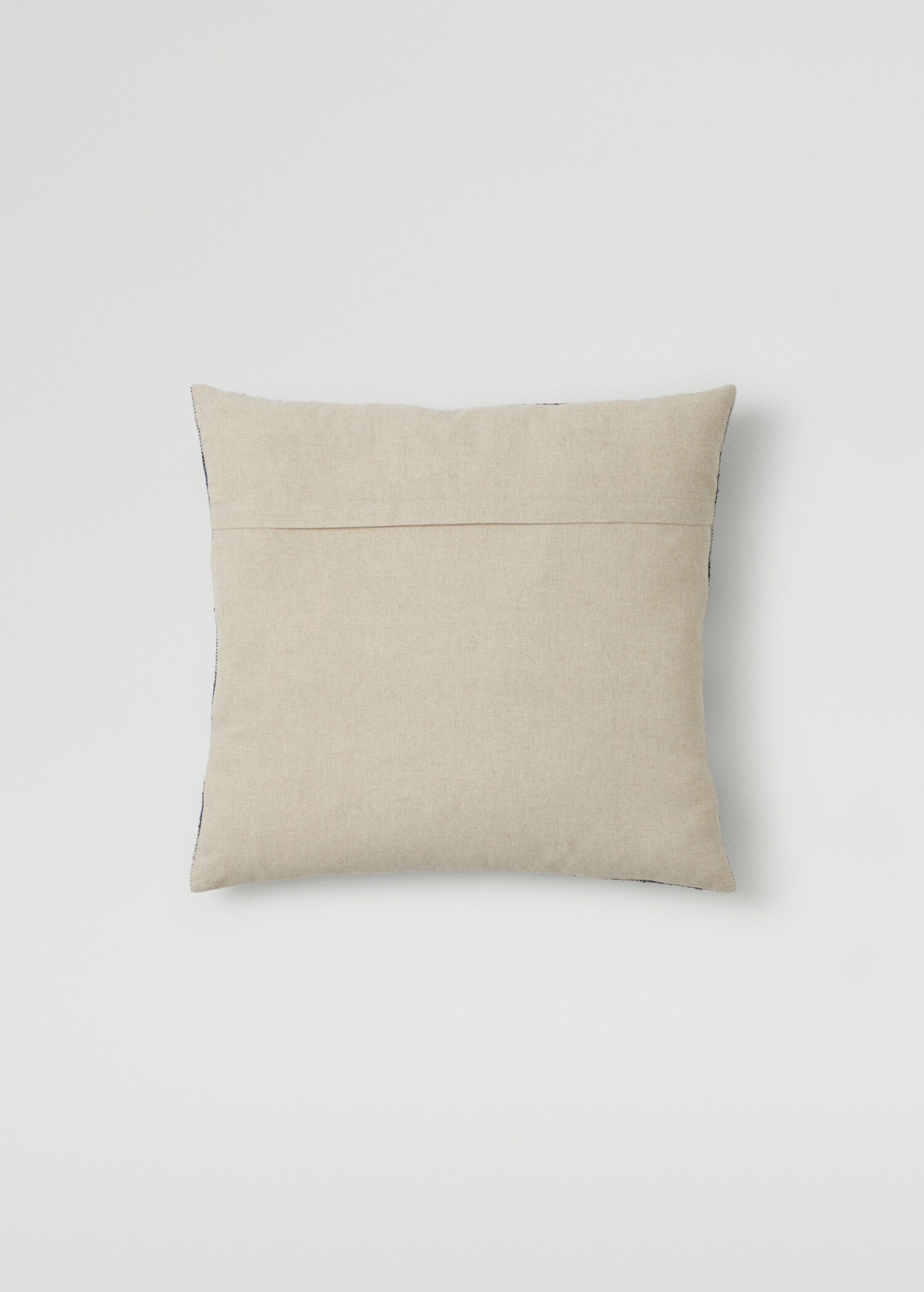 Check cotton cushion case 50X50cm - Reverse of the article