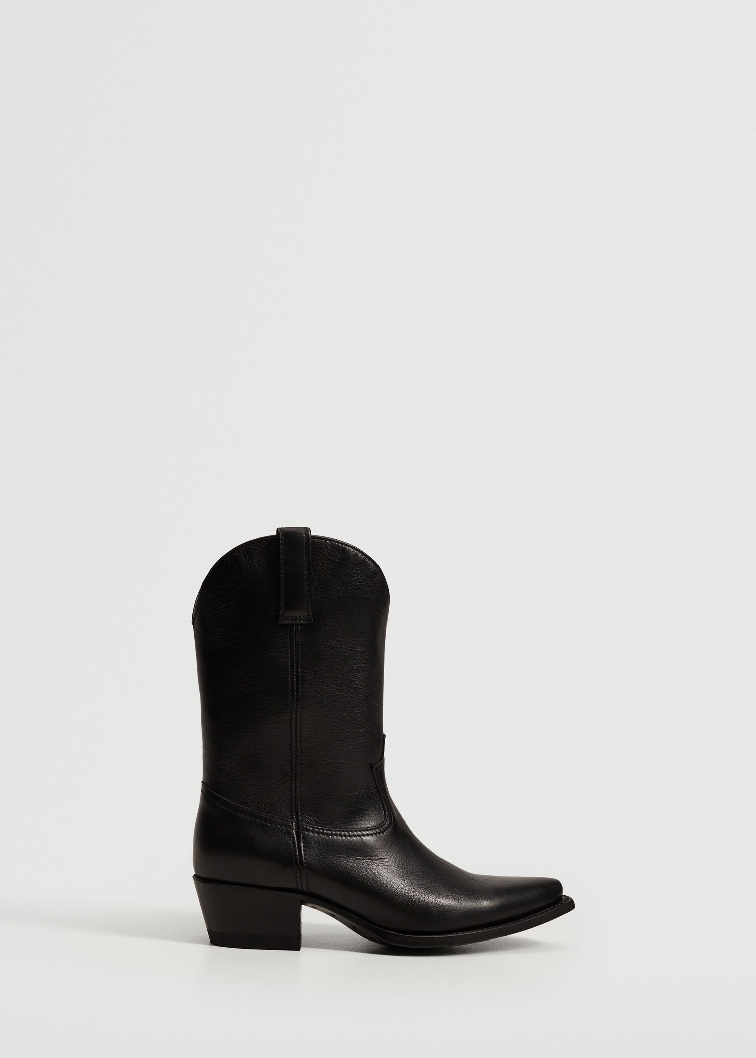 Leather cowboy ankle boots - Article without model