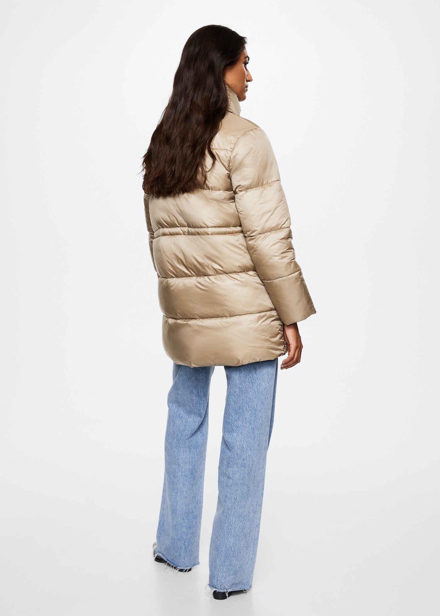 Adjustable padded anorak - Reverse of the article