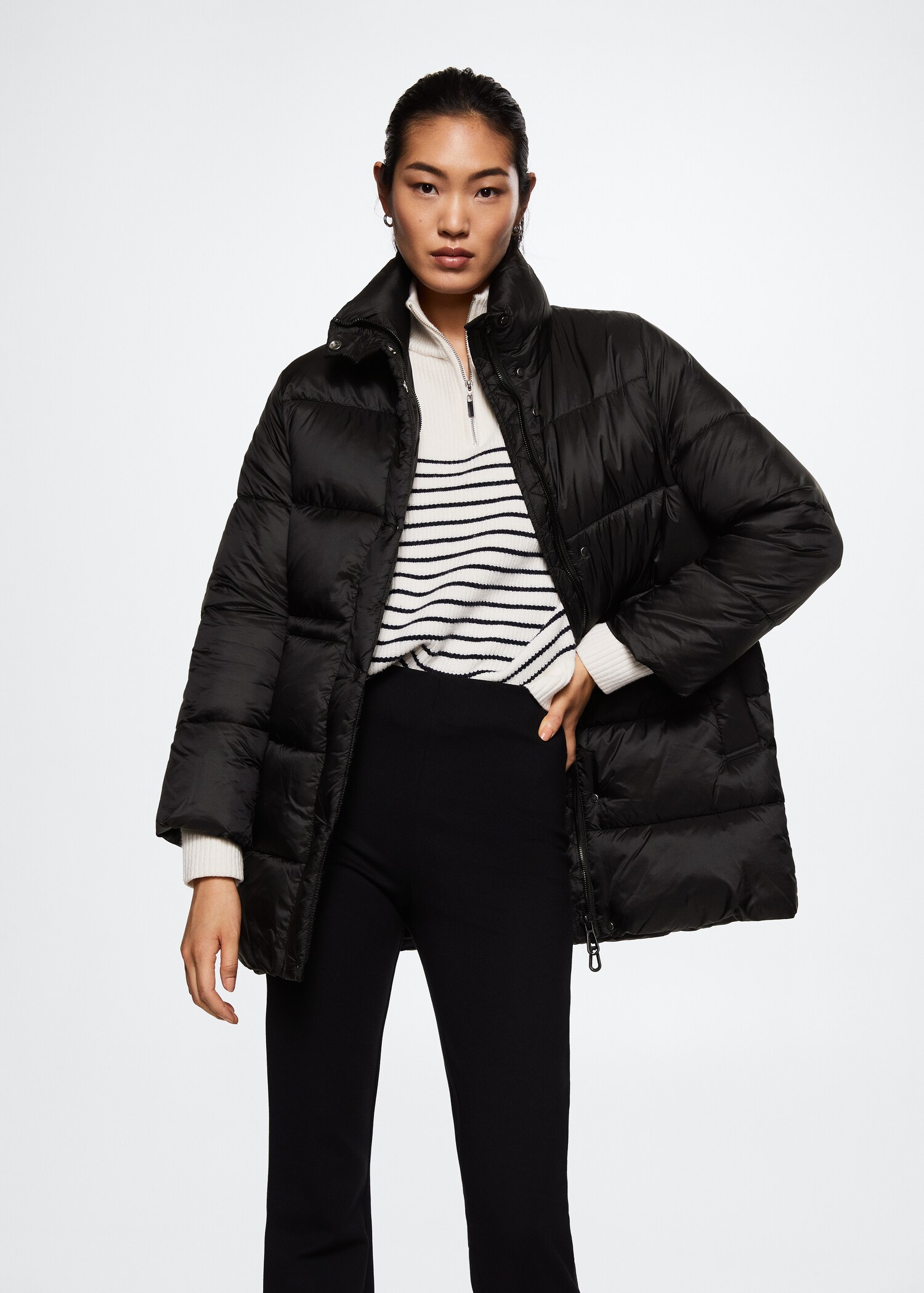 Adjustable padded anorak - Medium plane