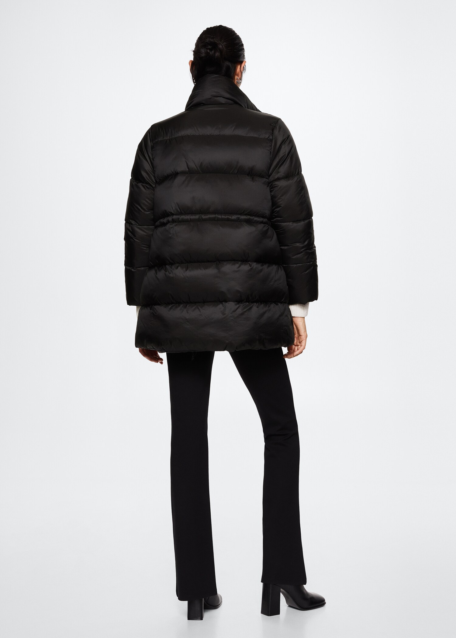 Adjustable padded anorak - Reverse of the article
