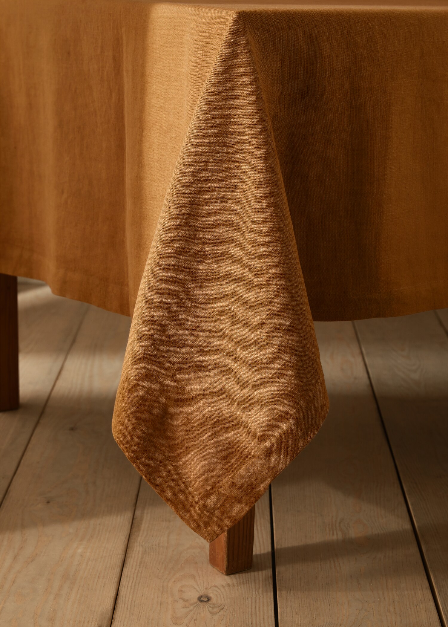 Nappe unie 100 % lin - Plan moyen