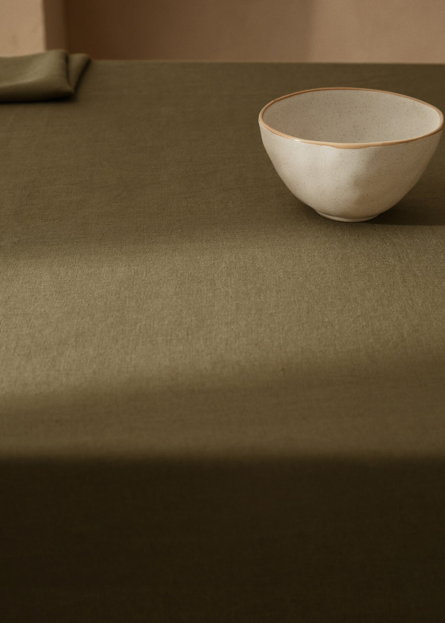 Nappe unie 100 % lin - Plan moyen