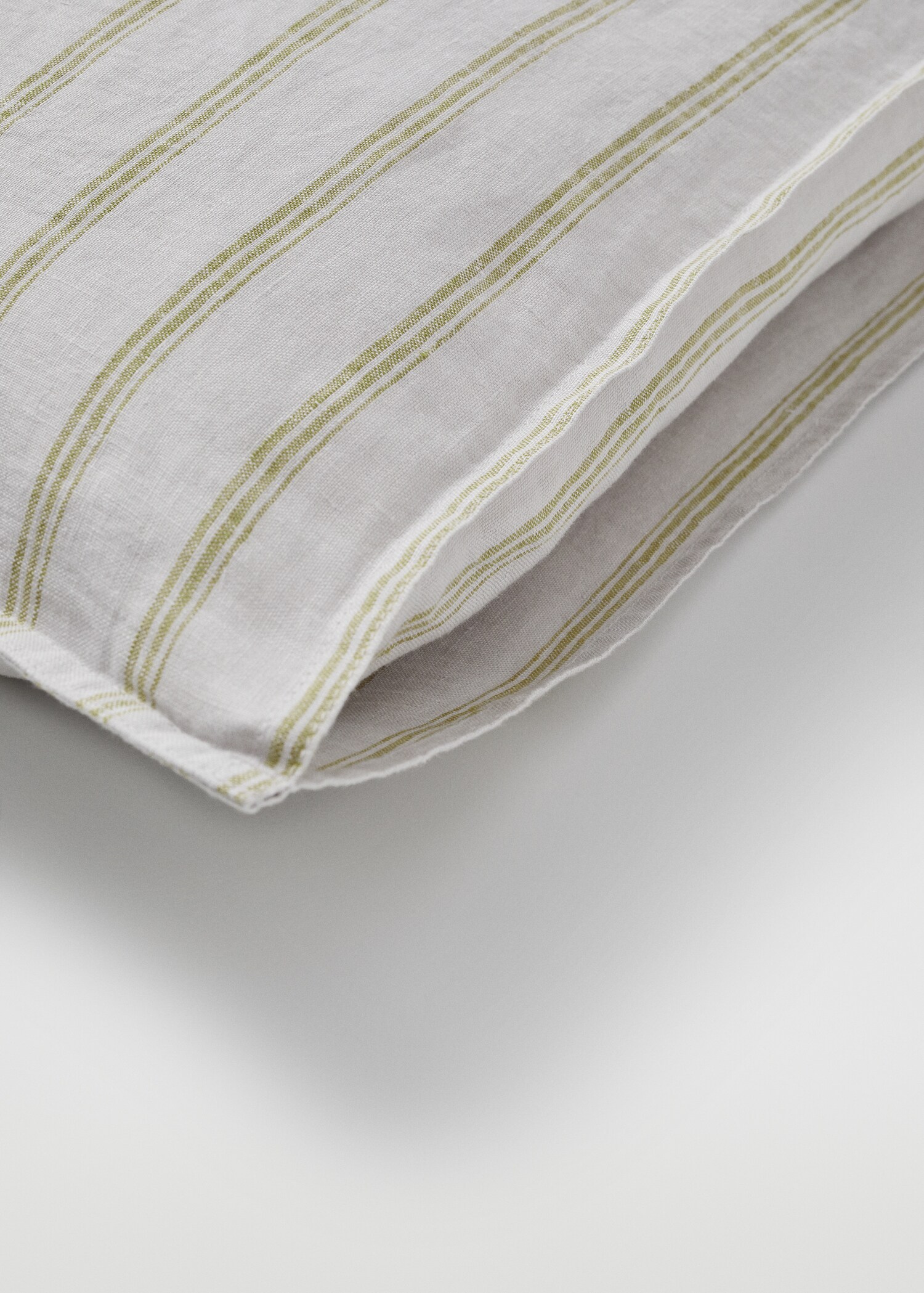 100% linen striped cushion case 60X60cm (2 pack) - Details of the article 2