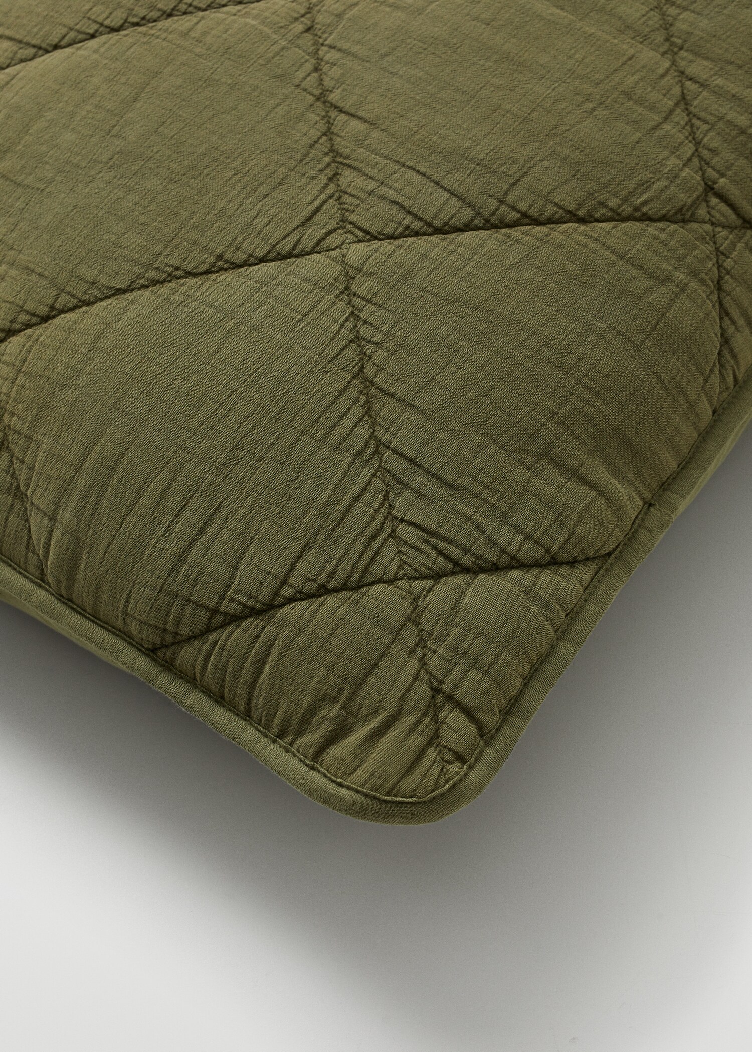 Housse de coussin coton matelassé 60x60cm  - Détail de l'article 2
