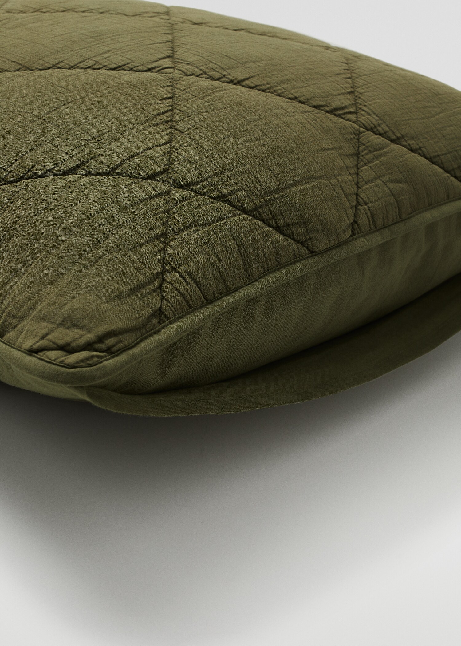 Housse de coussin coton matelassé 60x60cm  - Détail de l'article 3