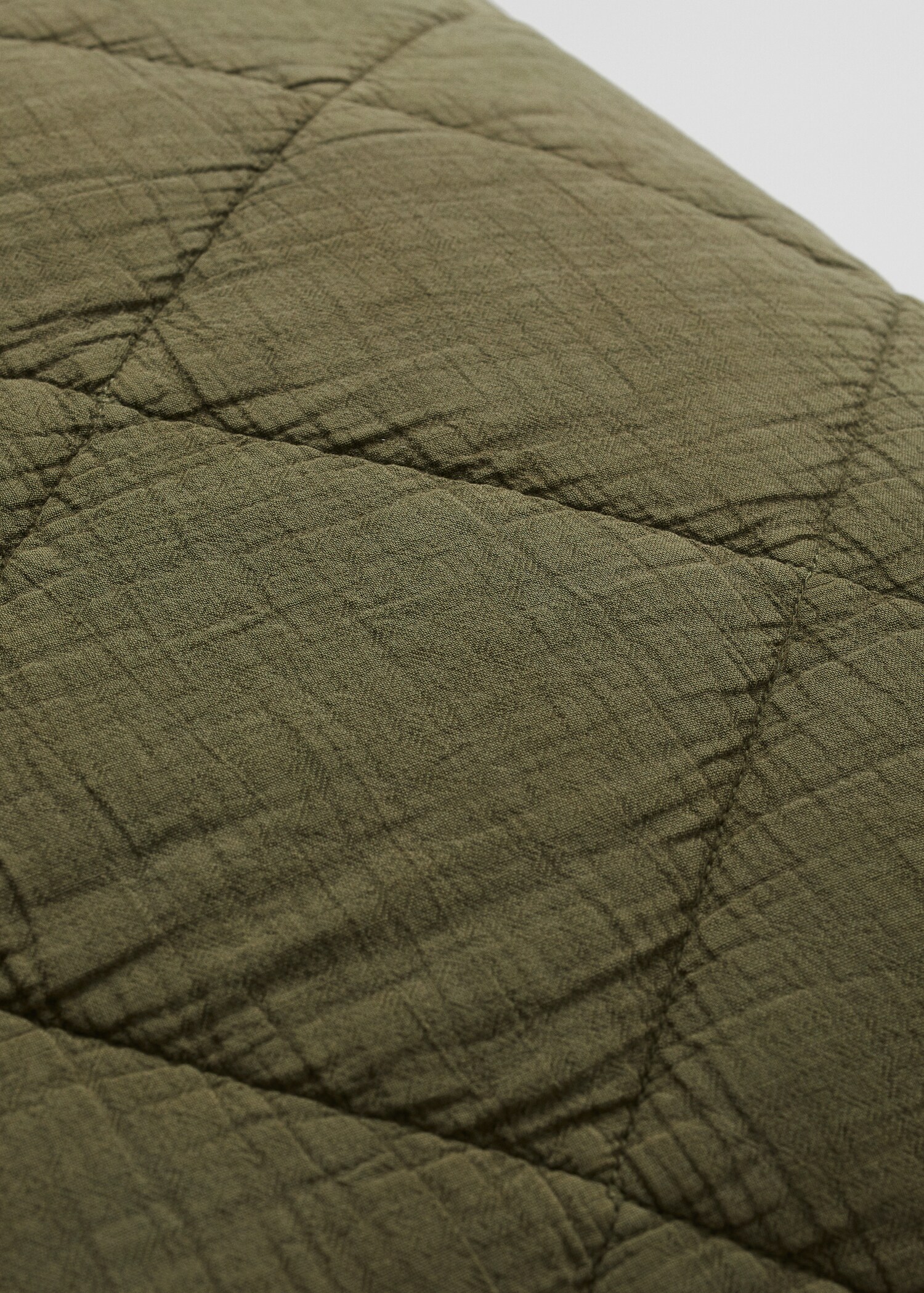 Housse de coussin coton matelassé 60x60cm  - Détail de l'article 4