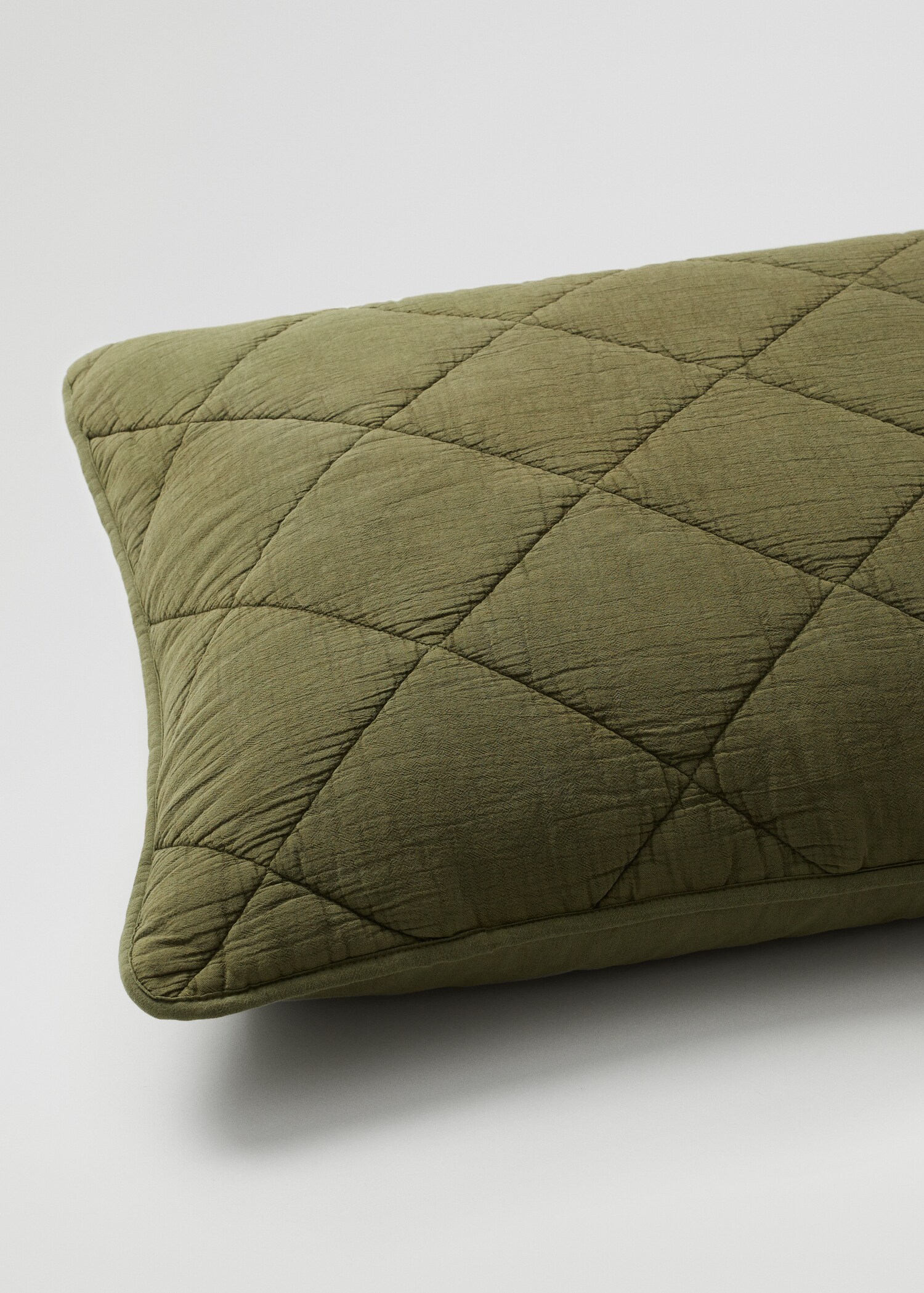 Housse de coussin coton matelassé 60x60cm  - Détail de l'article 5