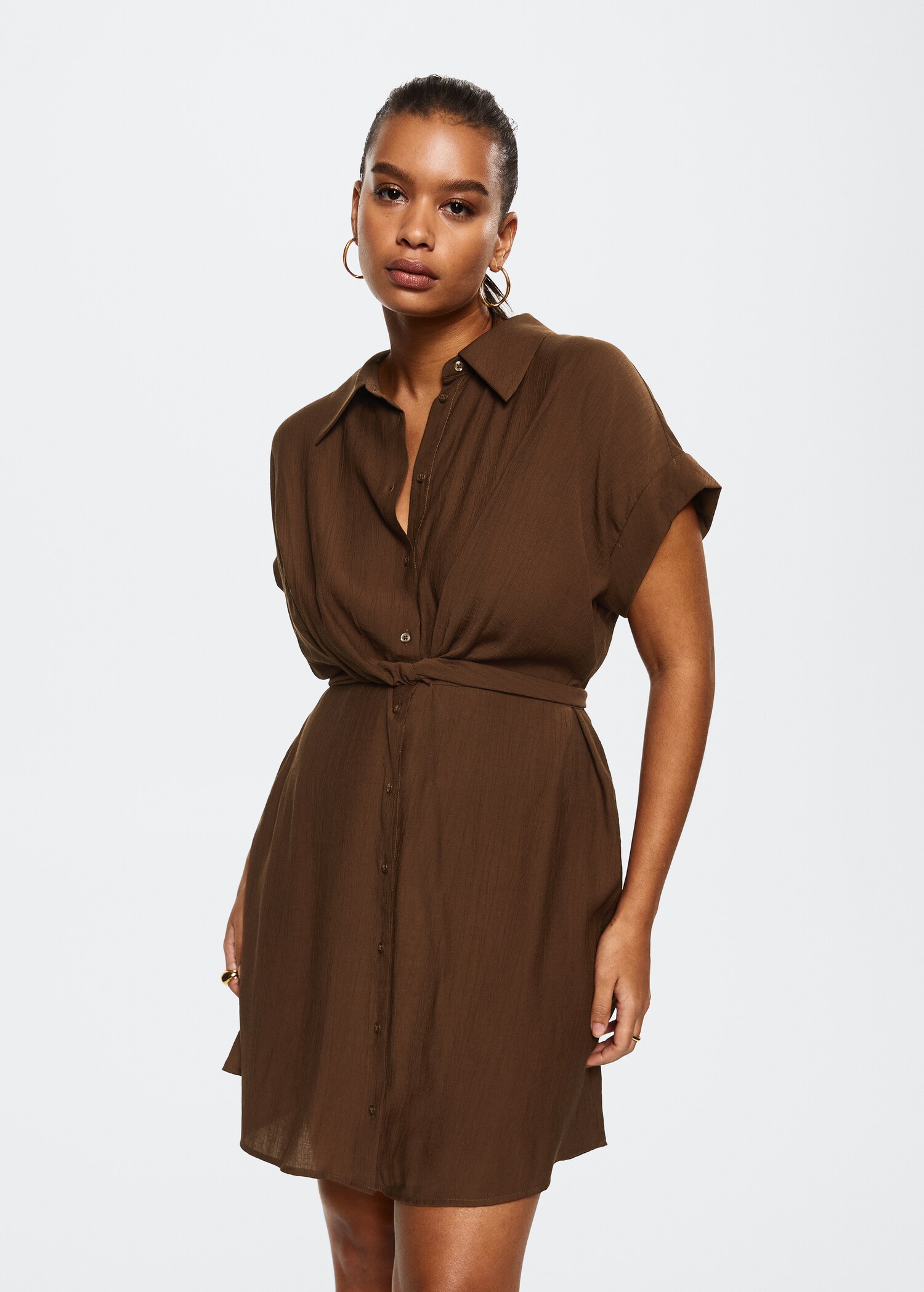 Vestido camisero lazo - Detalle del artículo 5