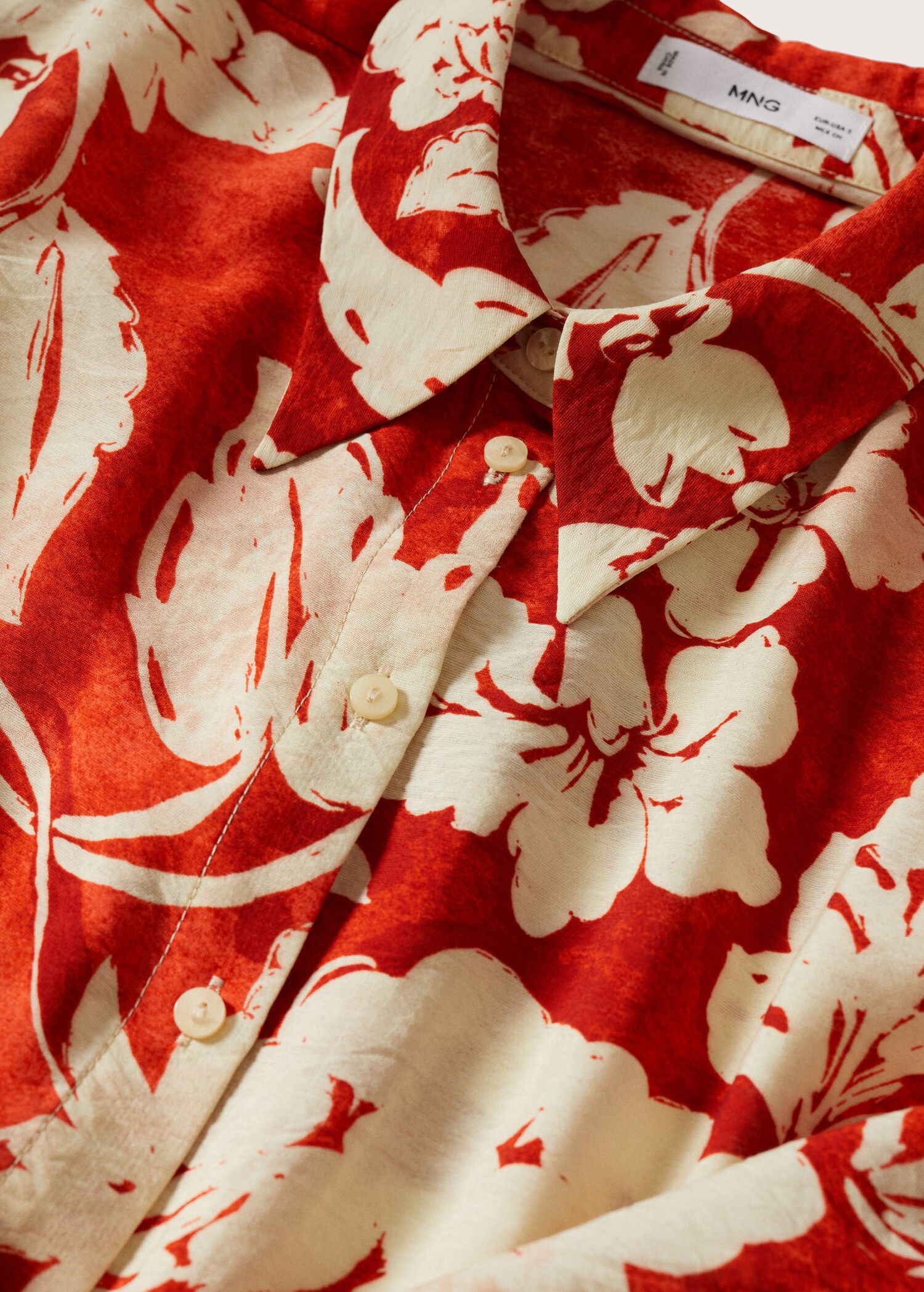 Floral shirt dress - Details of the article 8