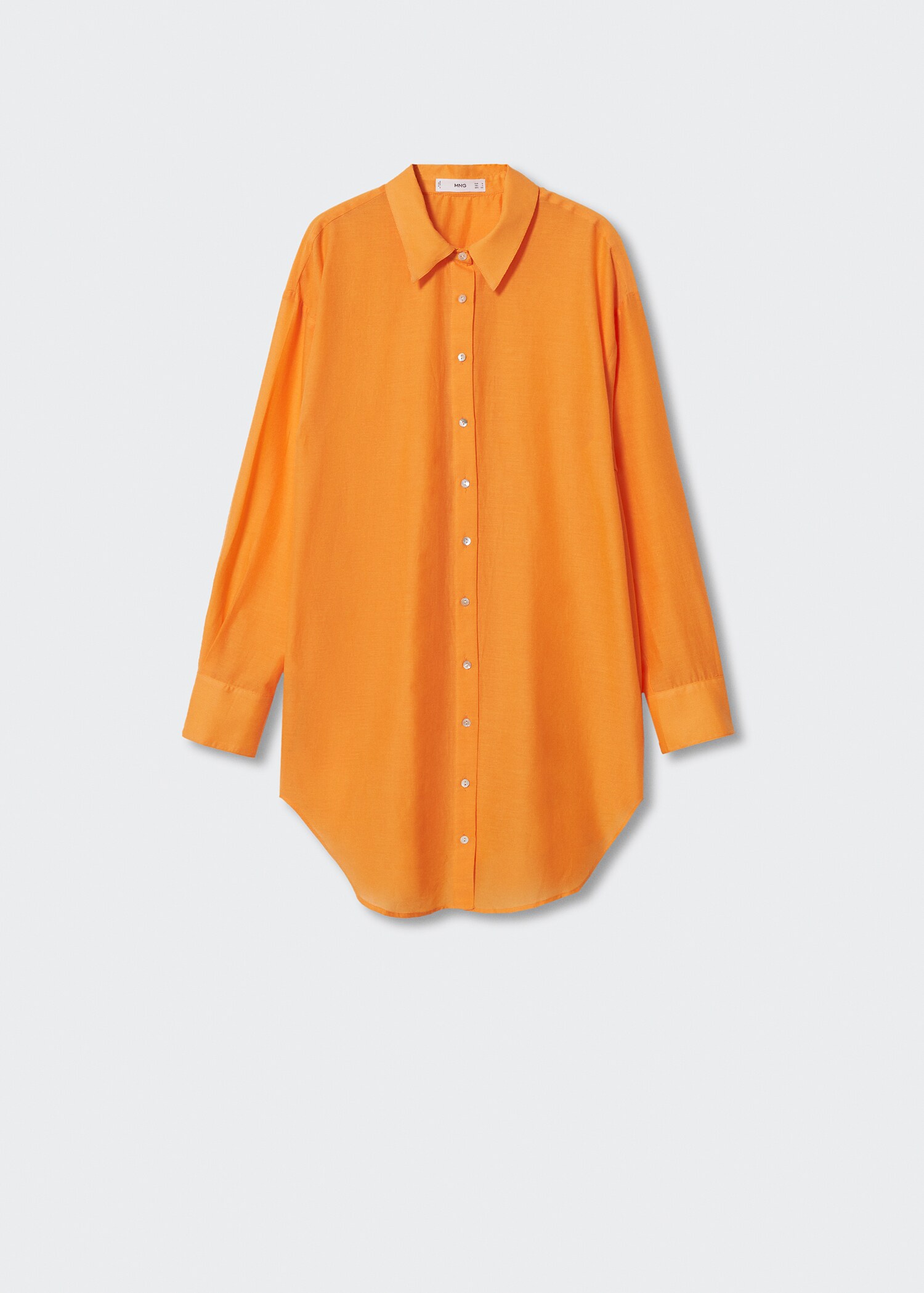 Camisa algodón oversize - Artículo sin modelo