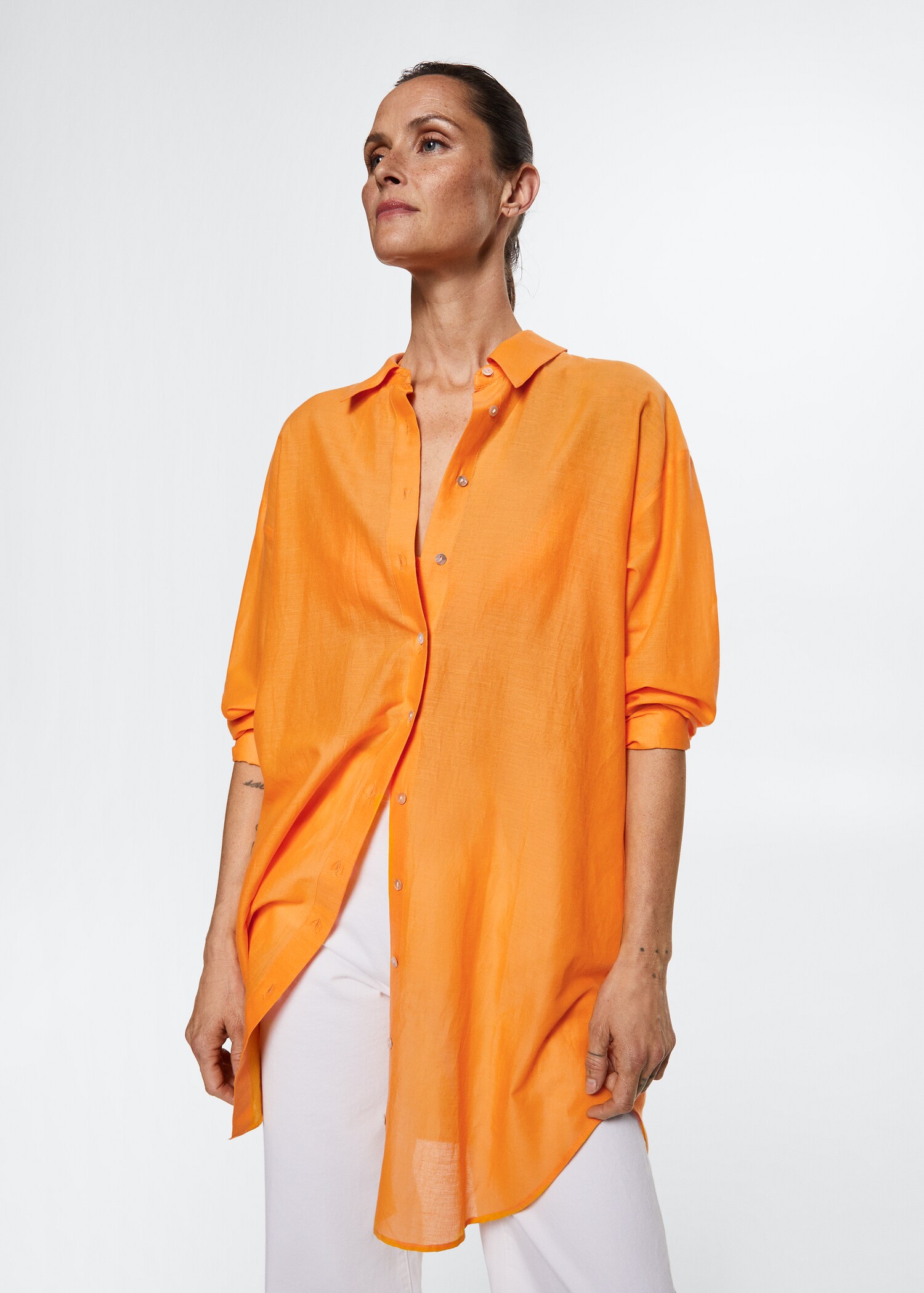 Camisa algodón oversize - Detalle del artículo 1