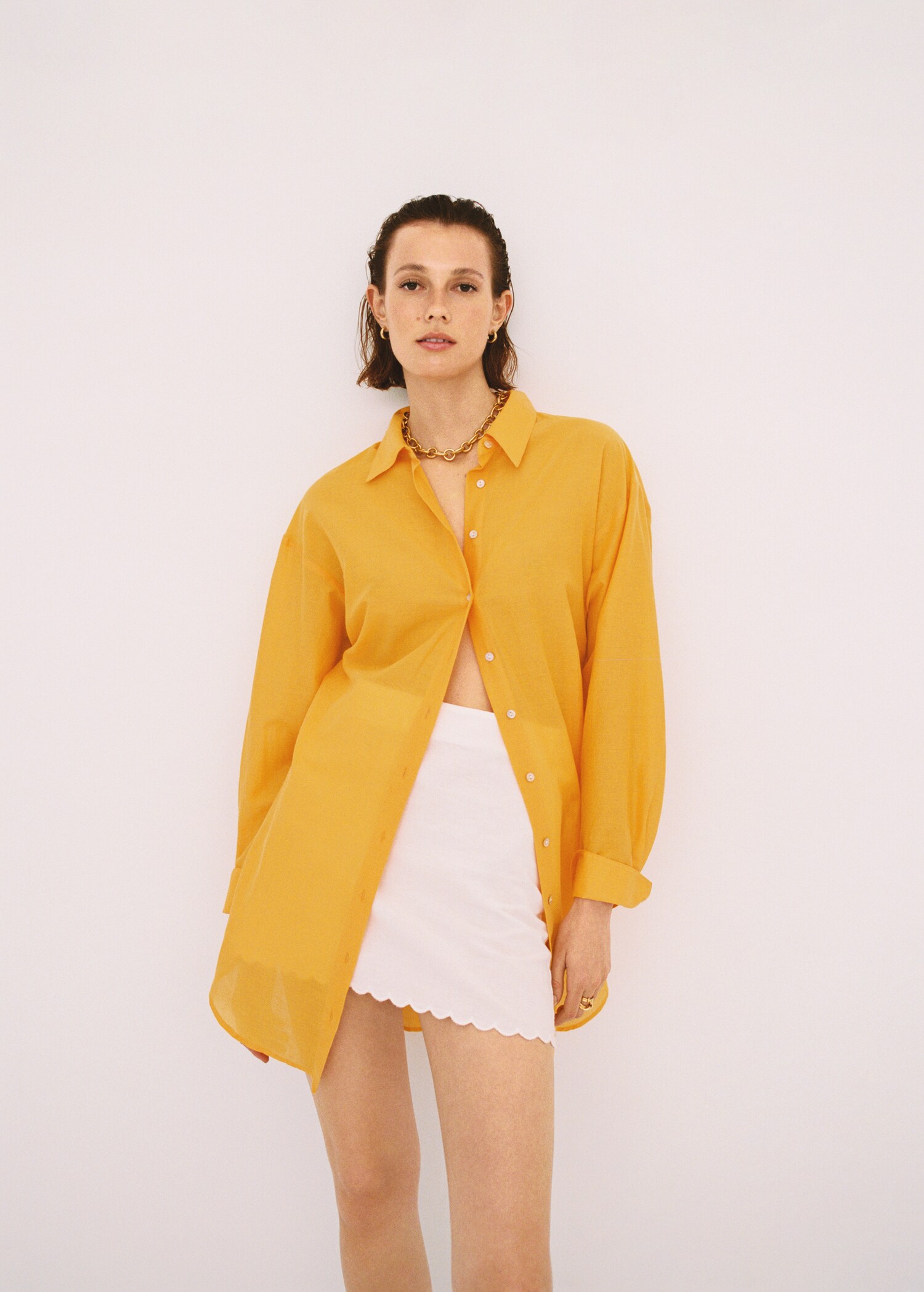 Camisa algodón oversize - Detalle del artículo 6