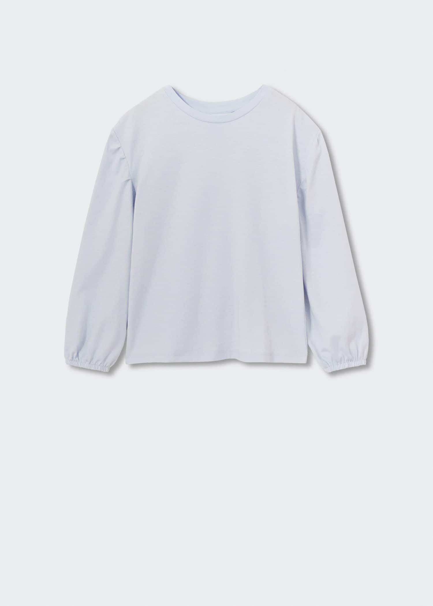 T-shirt de algodão de manga comprida - Artigo sem modelo