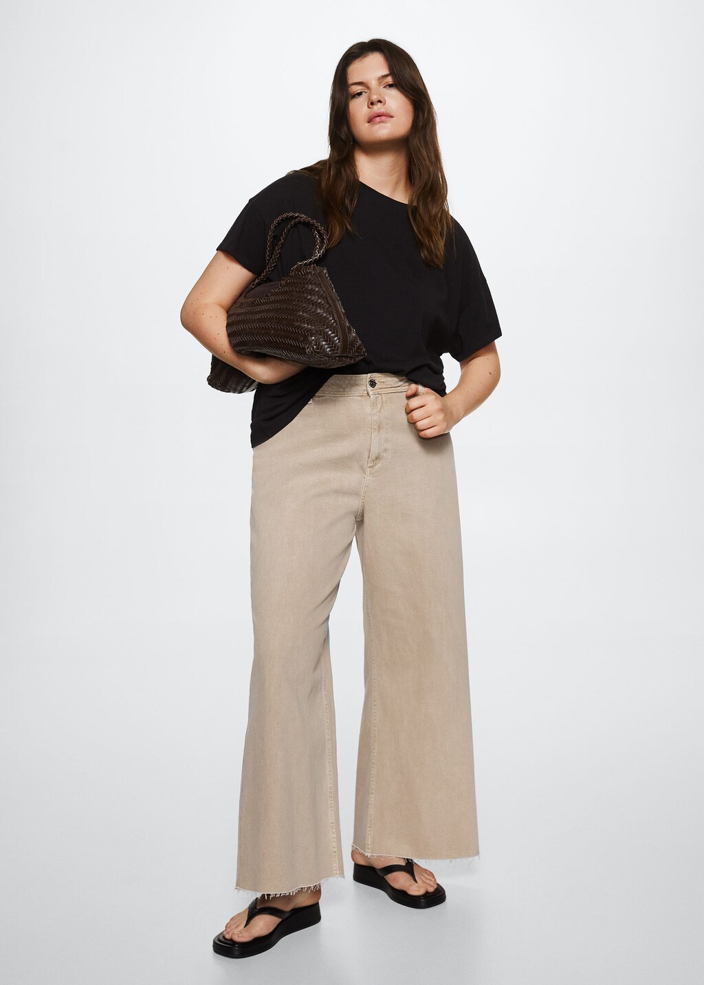 Violeta mango top outlet mujer
