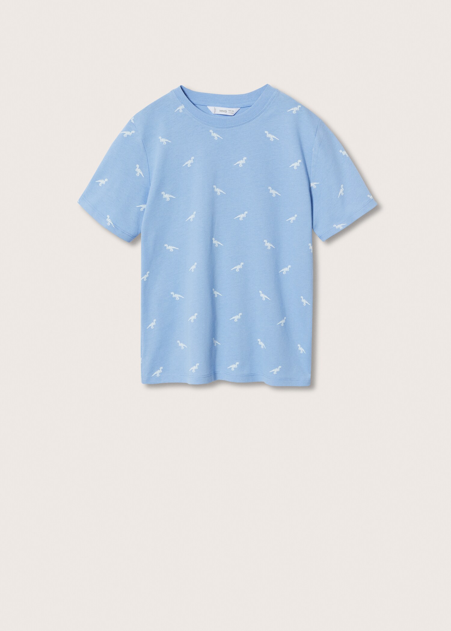 Printed cotton-blend T-shirt - General plane