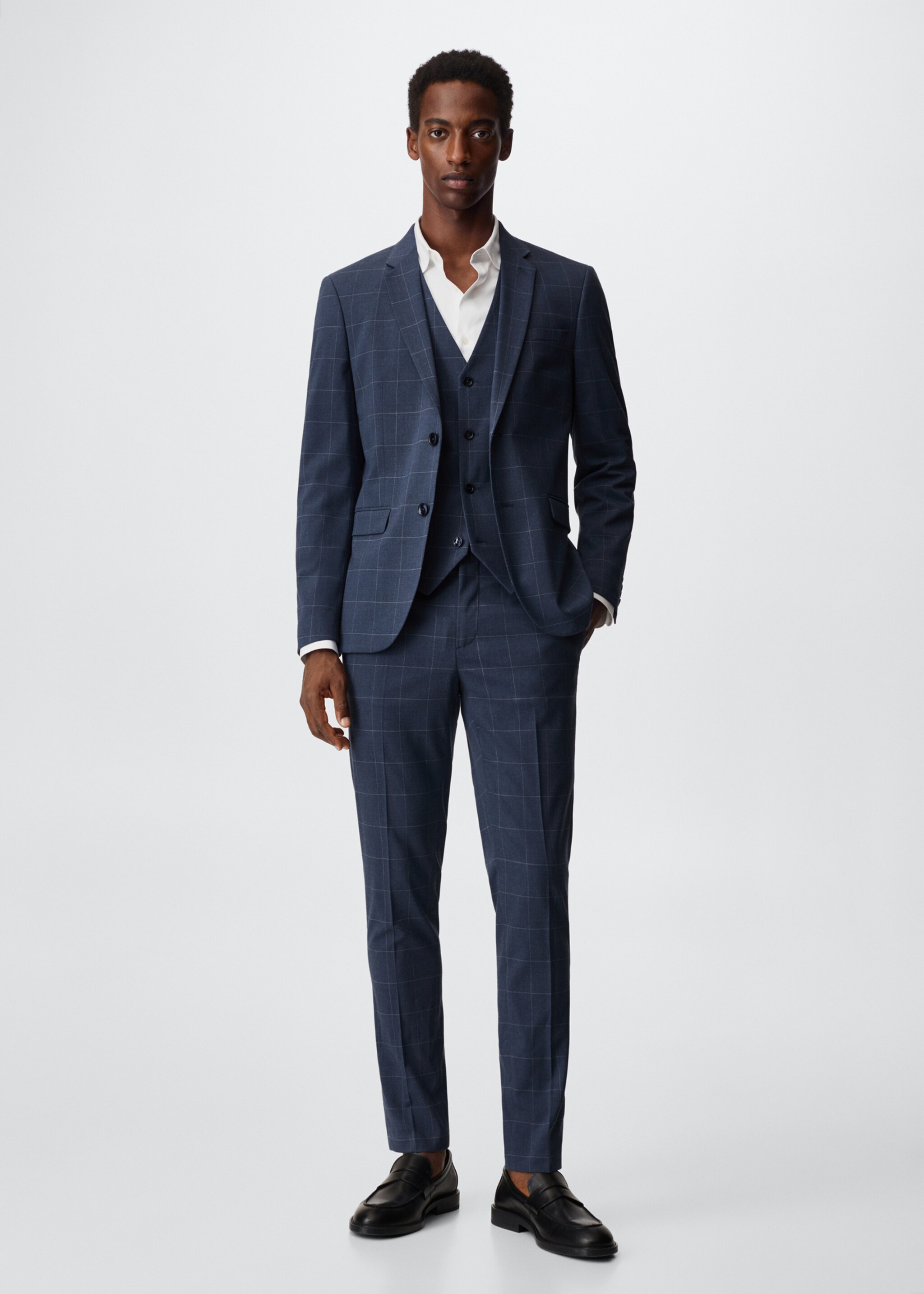 Colete de fato super slim fit - Plano geral