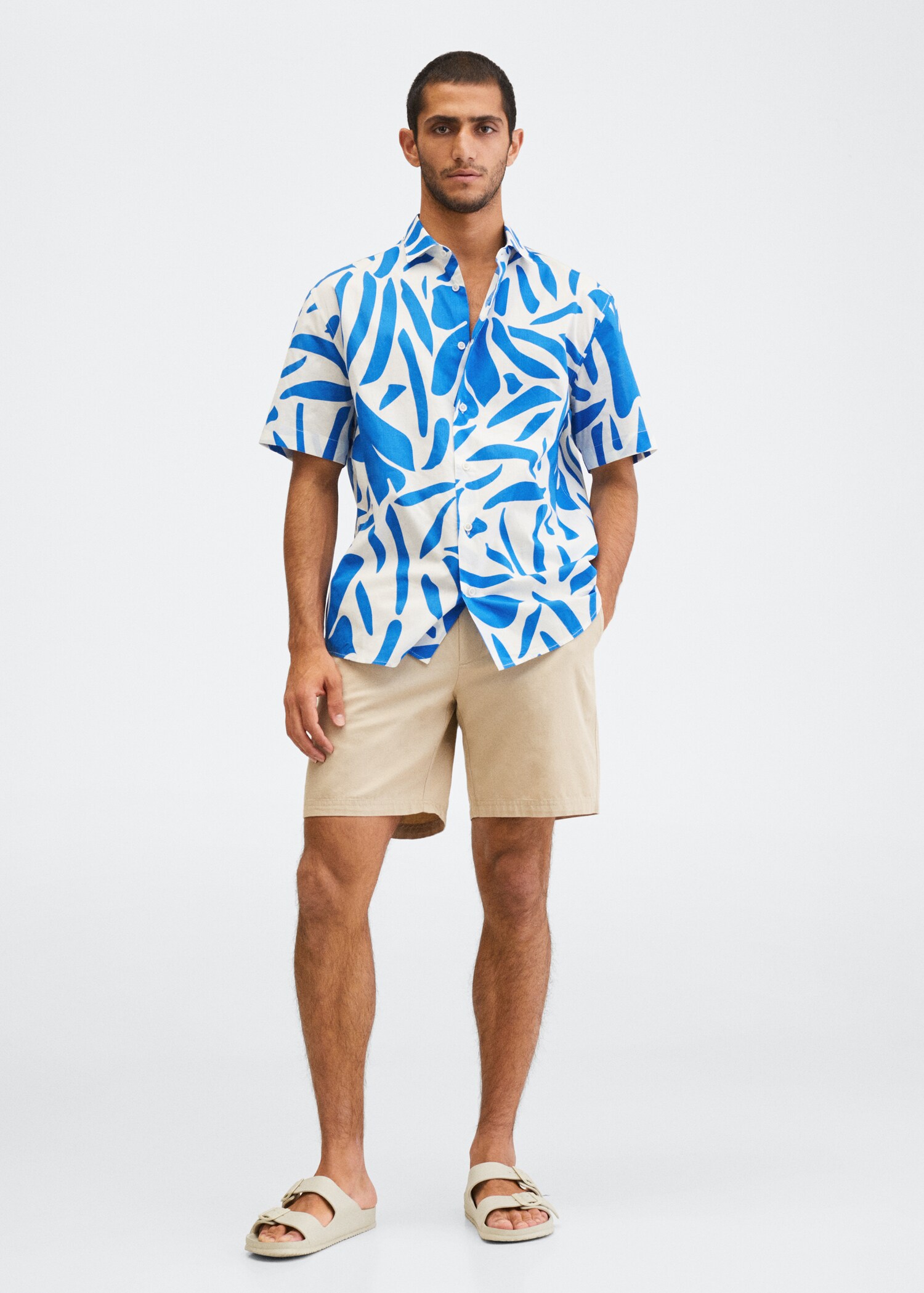 Printed cotton shirt - General plane