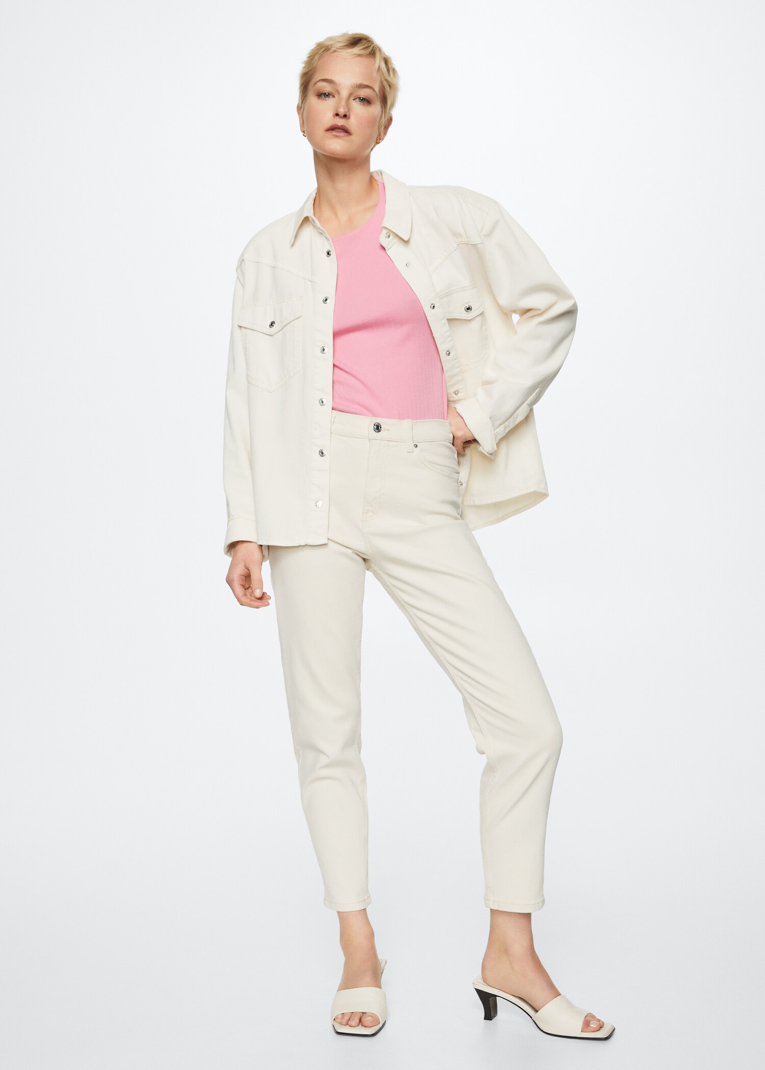 Mom comfort high-rise jeans - General plane