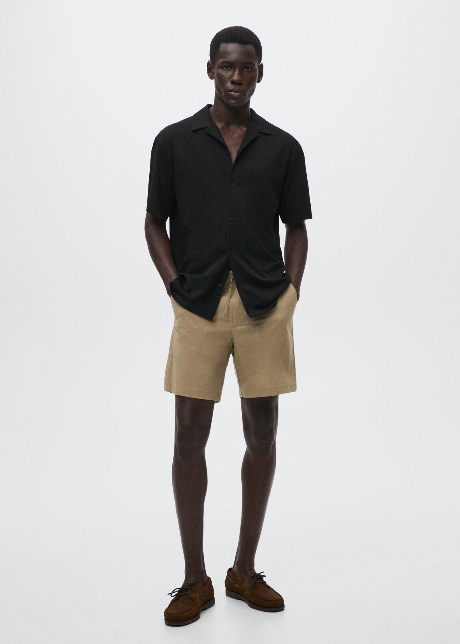 Bermudas cintura elástica - Plano general