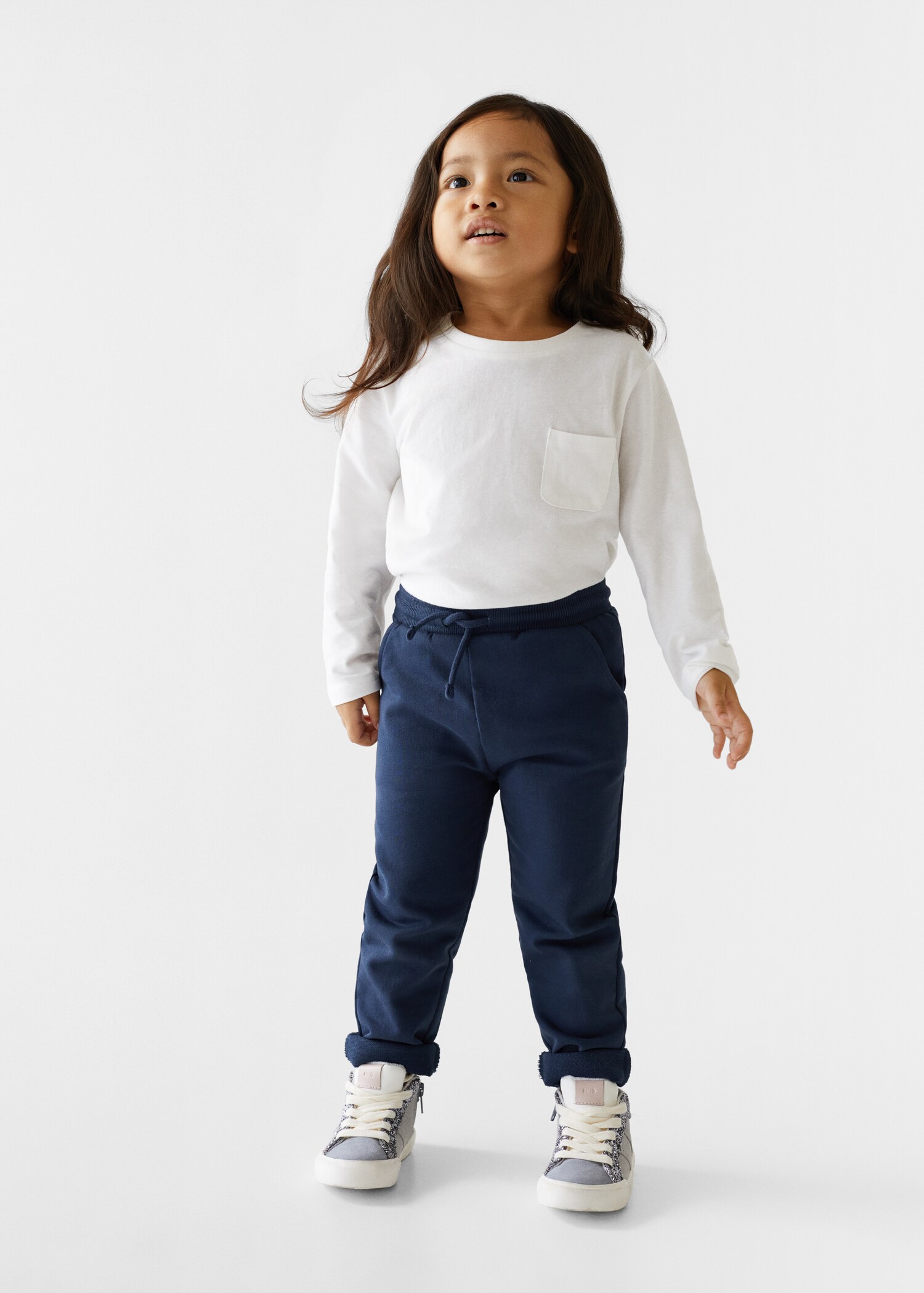 Cotton jogger-style trousers - General plane