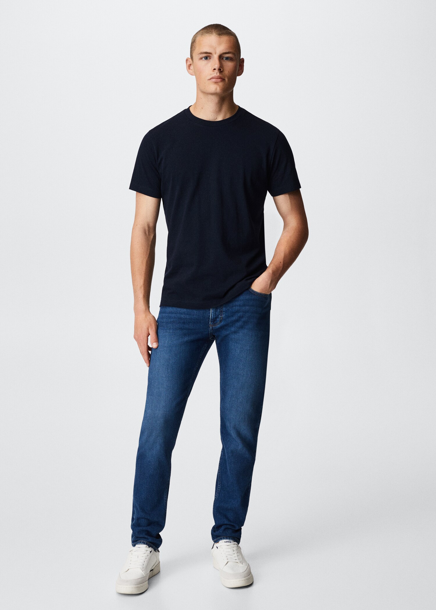 Bas t-shirt hållbar bomull - Allmän bild