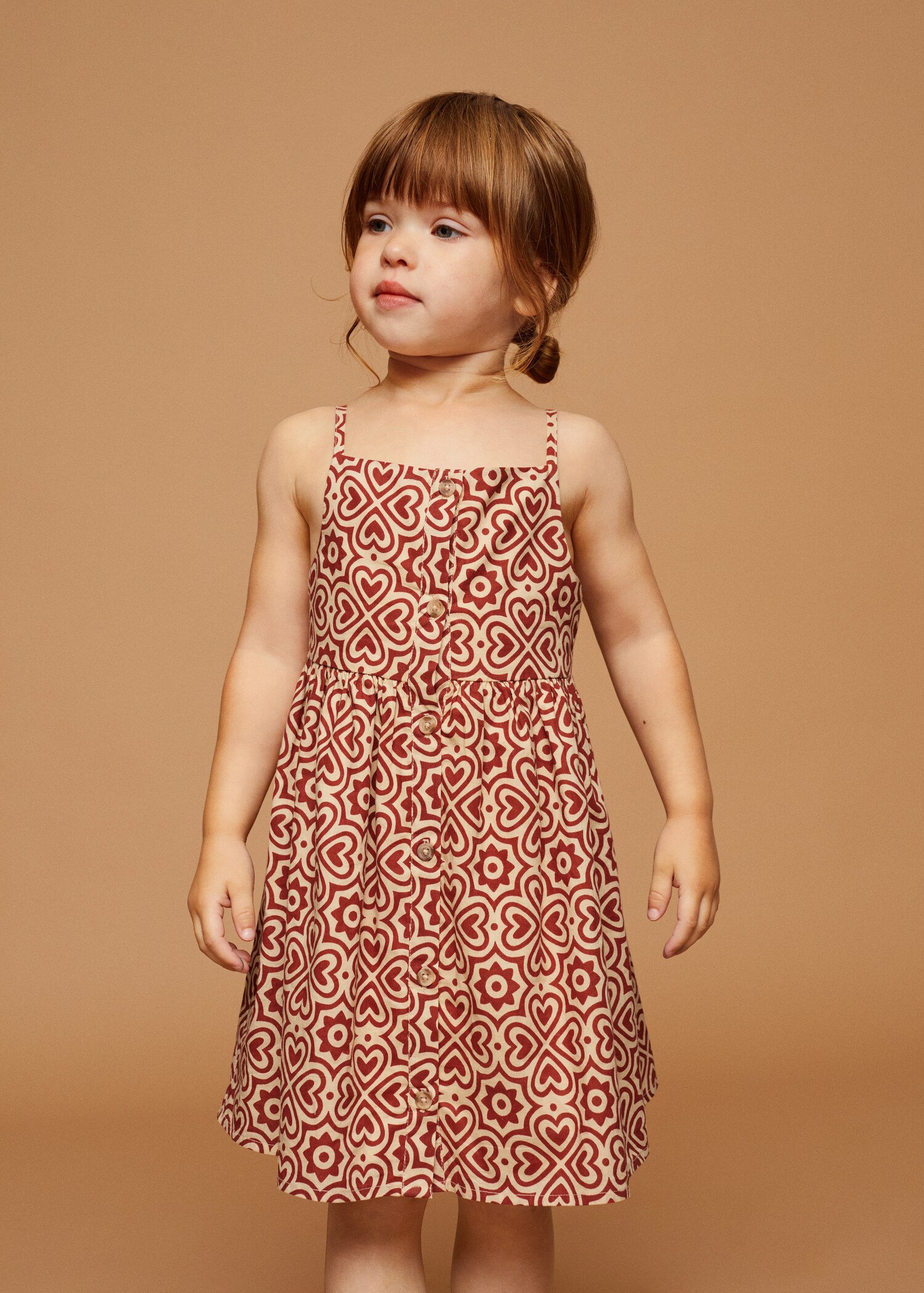 Robe coton imprimée - Plan général