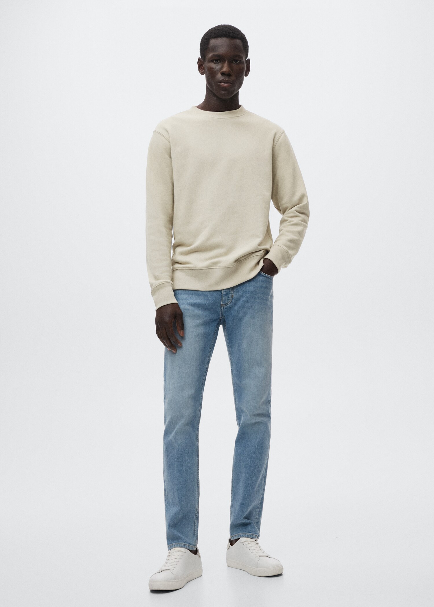 Lätt sweatshirt bomull - Allmän bild