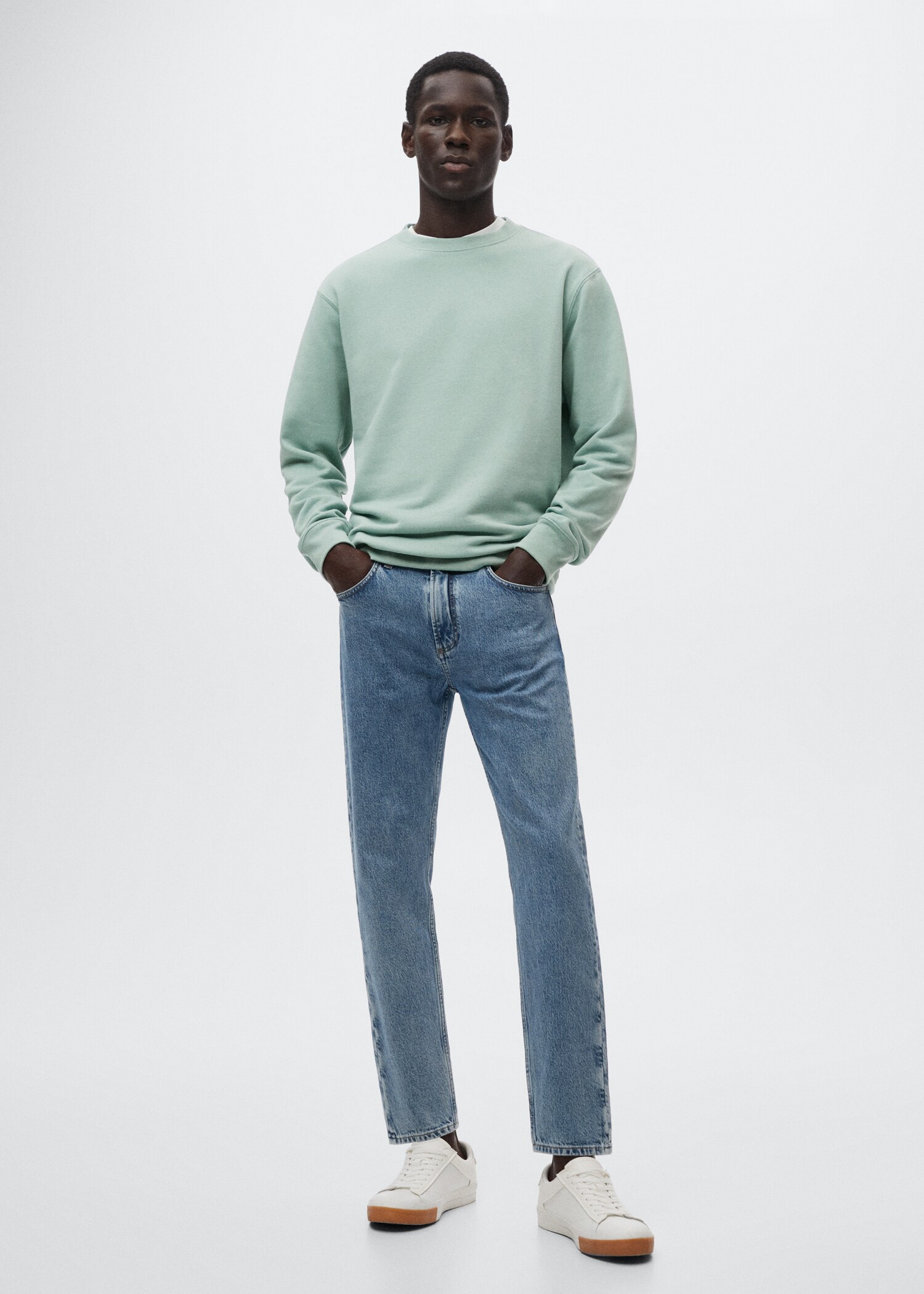 Lätt sweatshirt bomull - Allmän bild