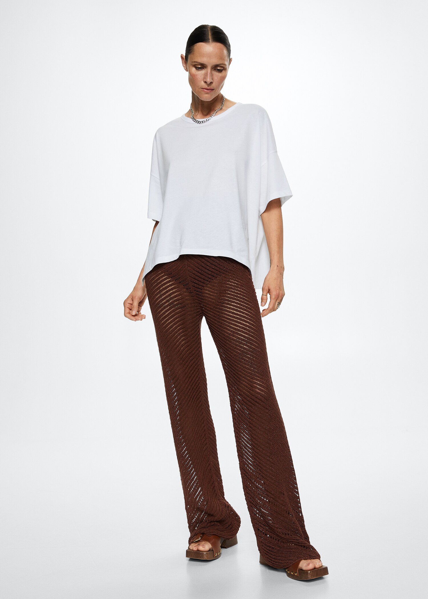 T-shirt oversize coton - Plan général