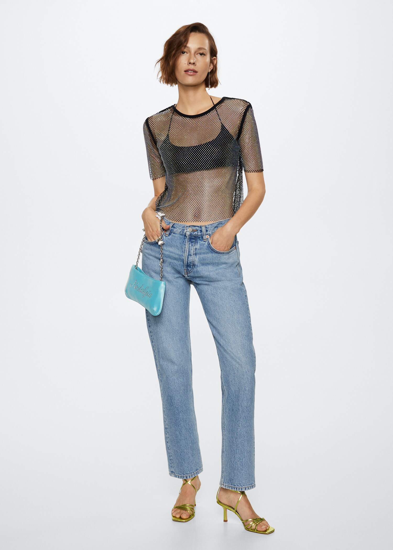 Shirt mit Strassbesatz - Allgemeine Ansicht