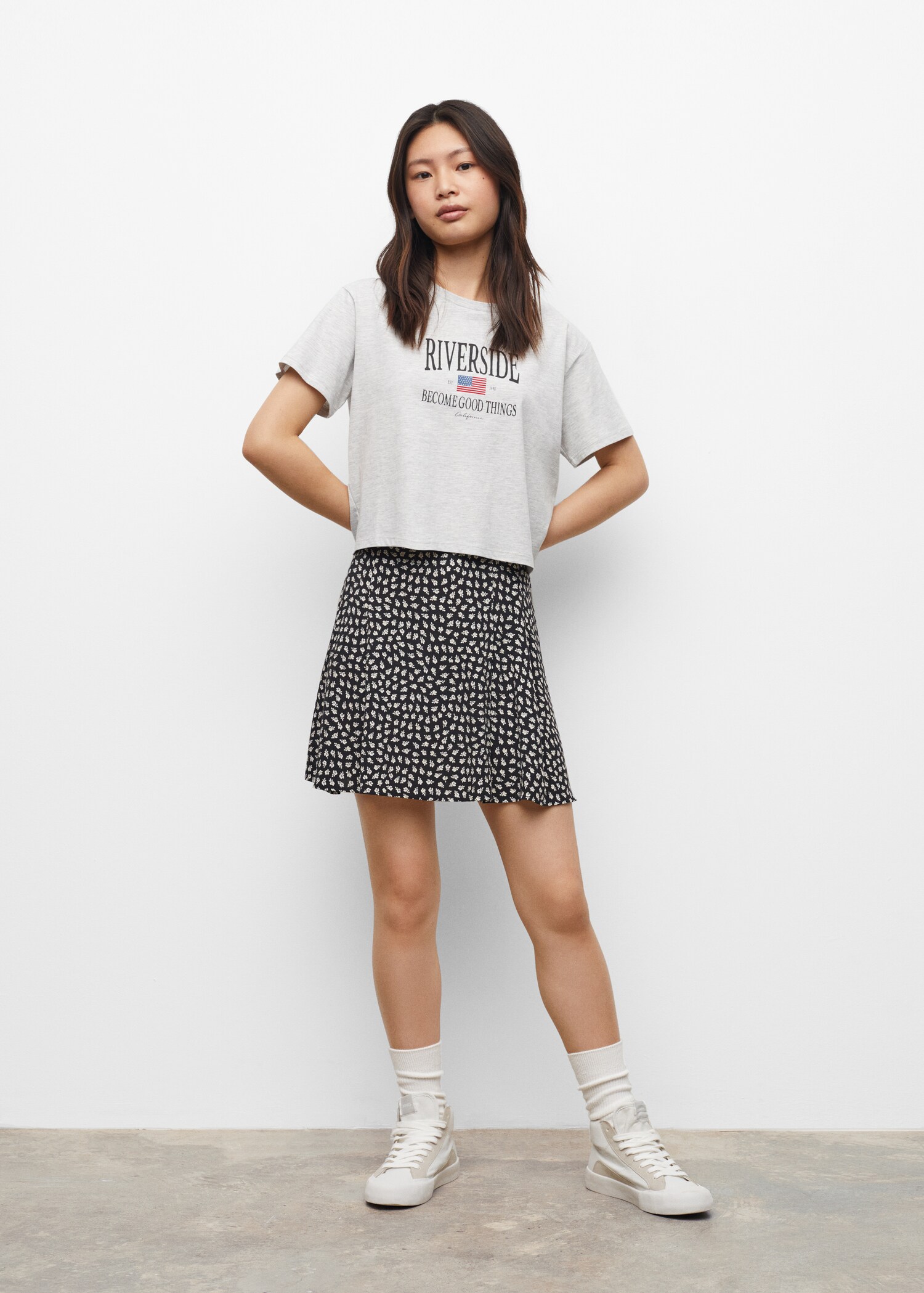 Camiseta algodón estampado - Plano general