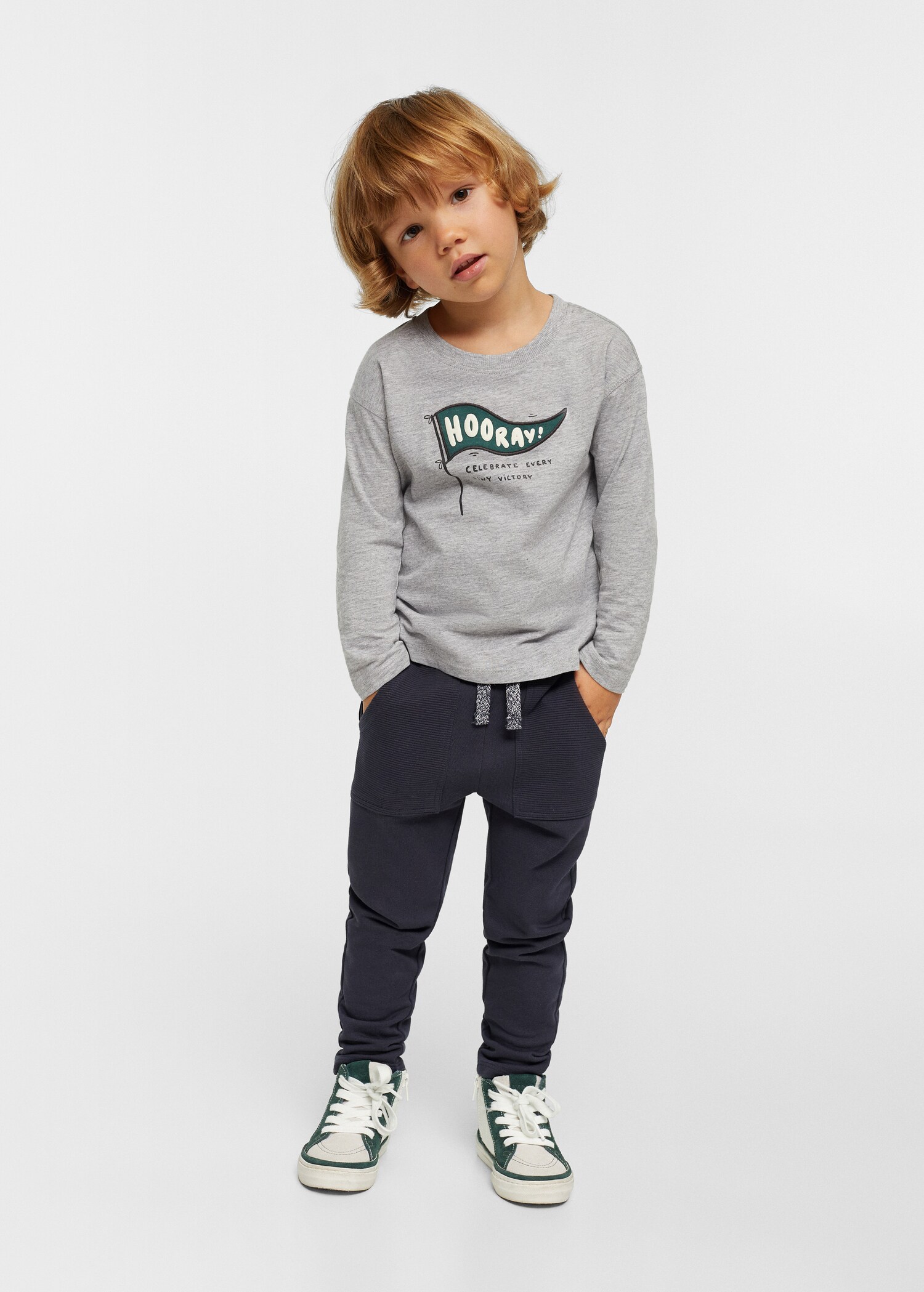 Printed message T-shirt - General plane