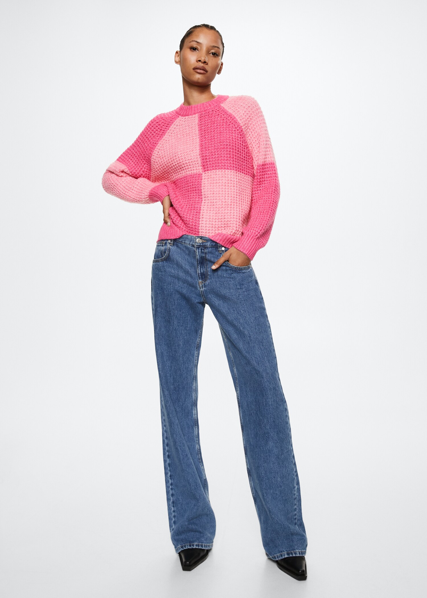 Reverse knit sweater - General plane