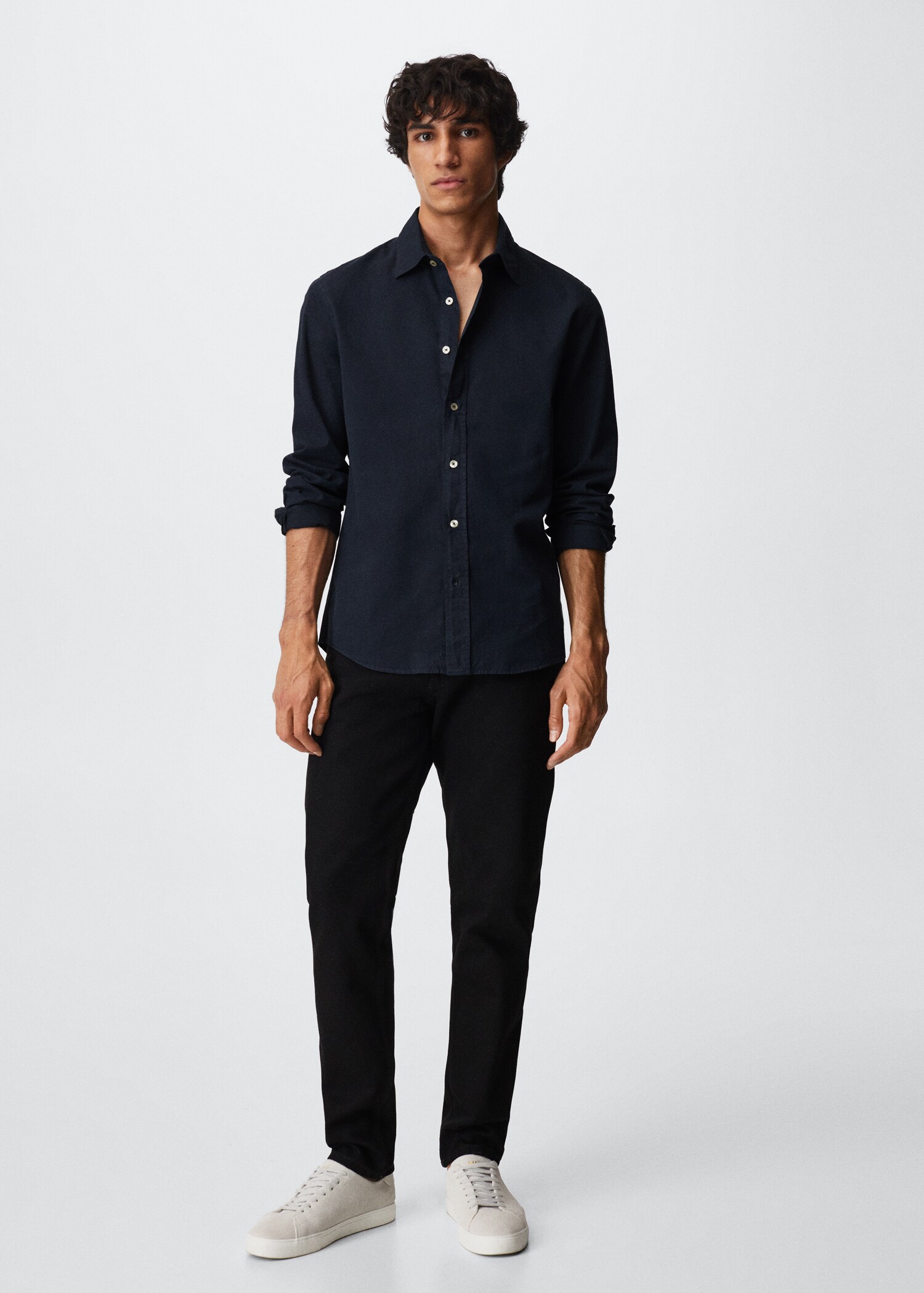 Slim fit cotton shirt - General plane