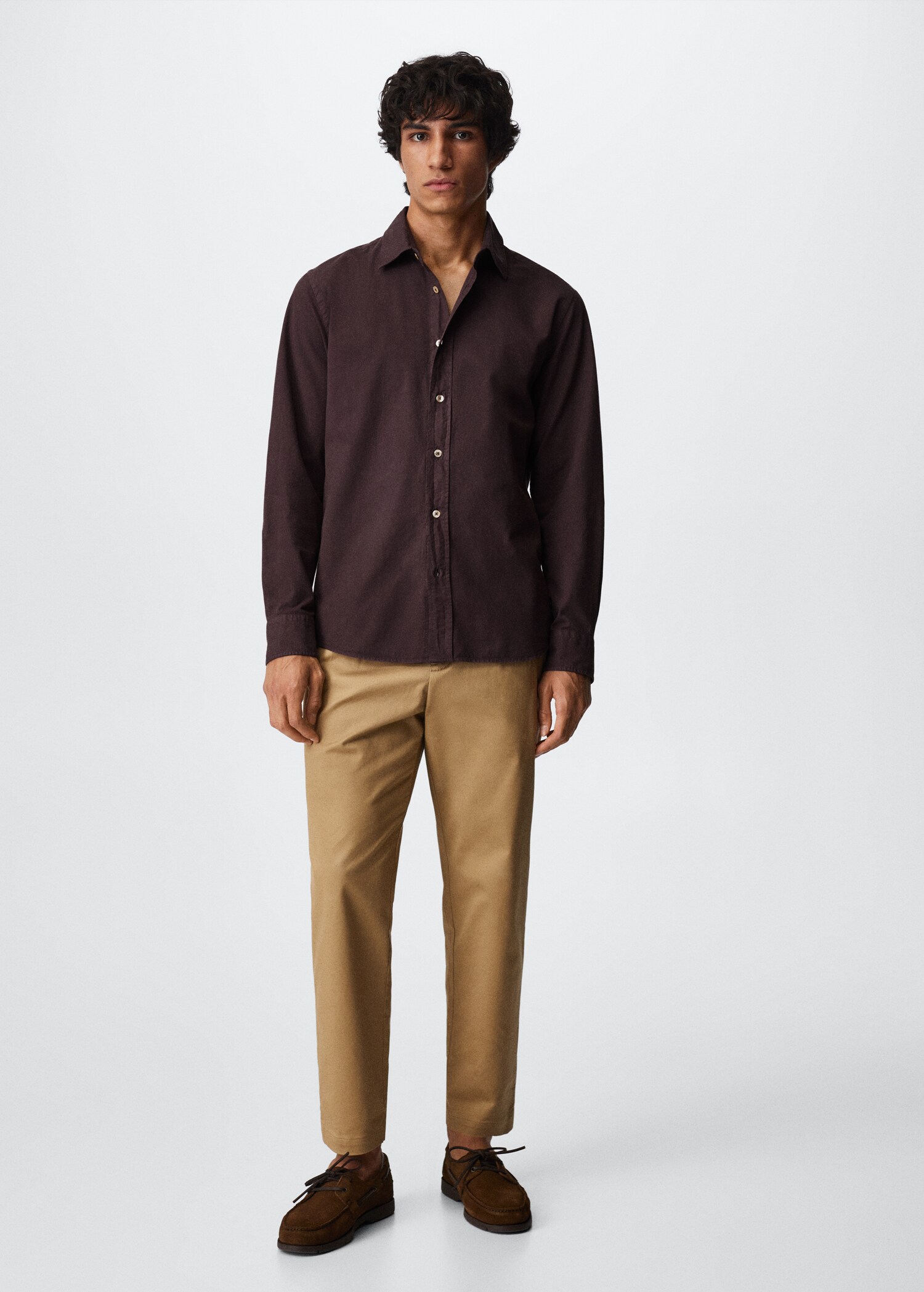 Slim fit cotton shirt - General plane