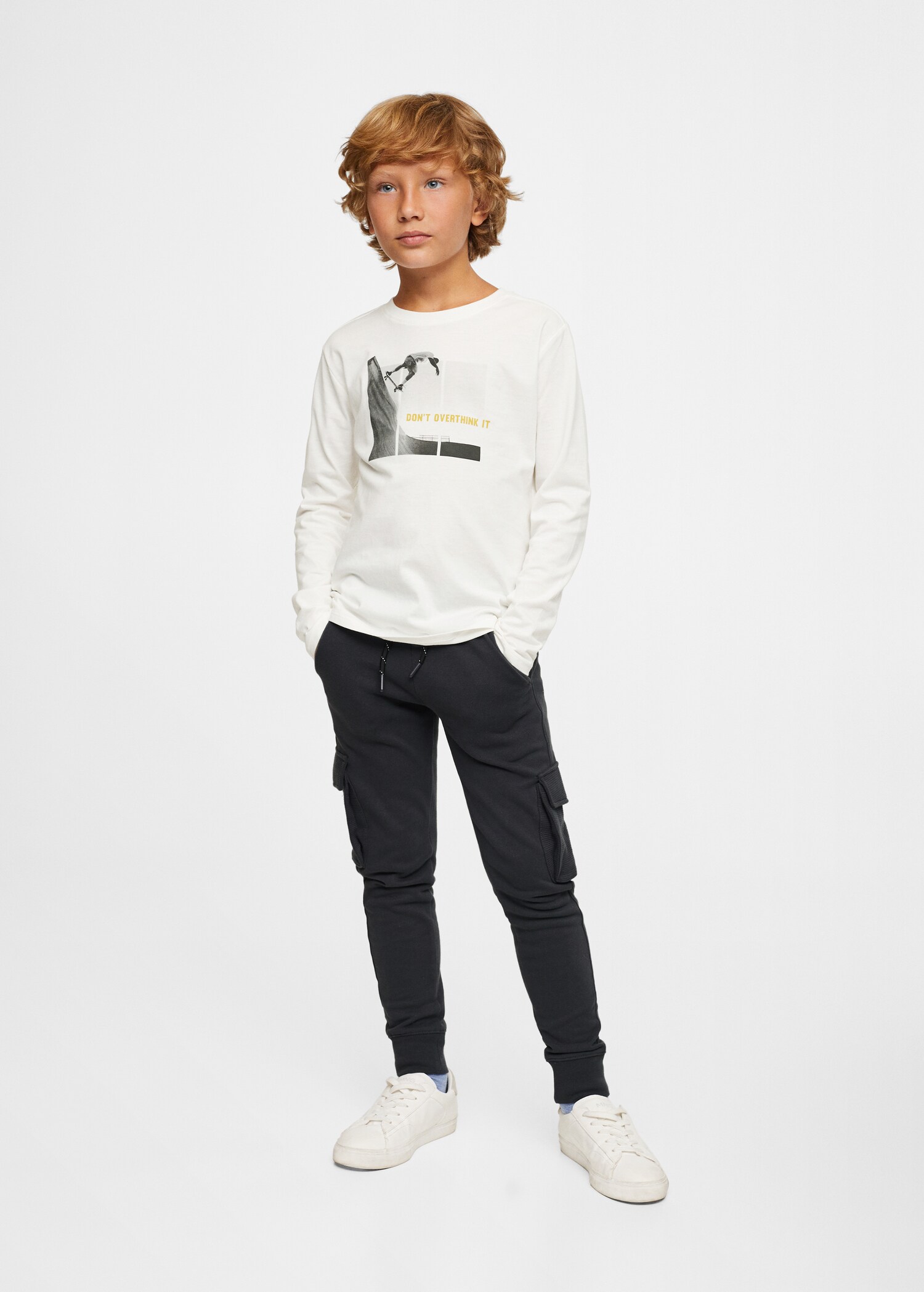 Printed long sleeve t-shirt - General plane