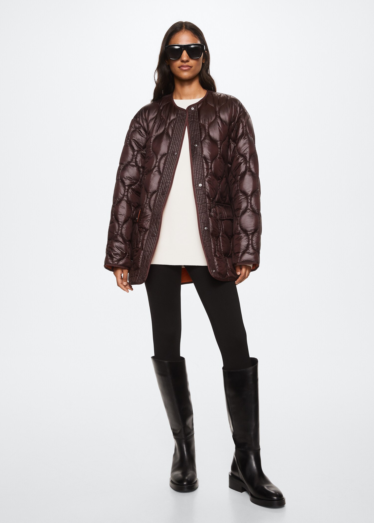 Oversized Steppanorak - Allgemeine Ansicht